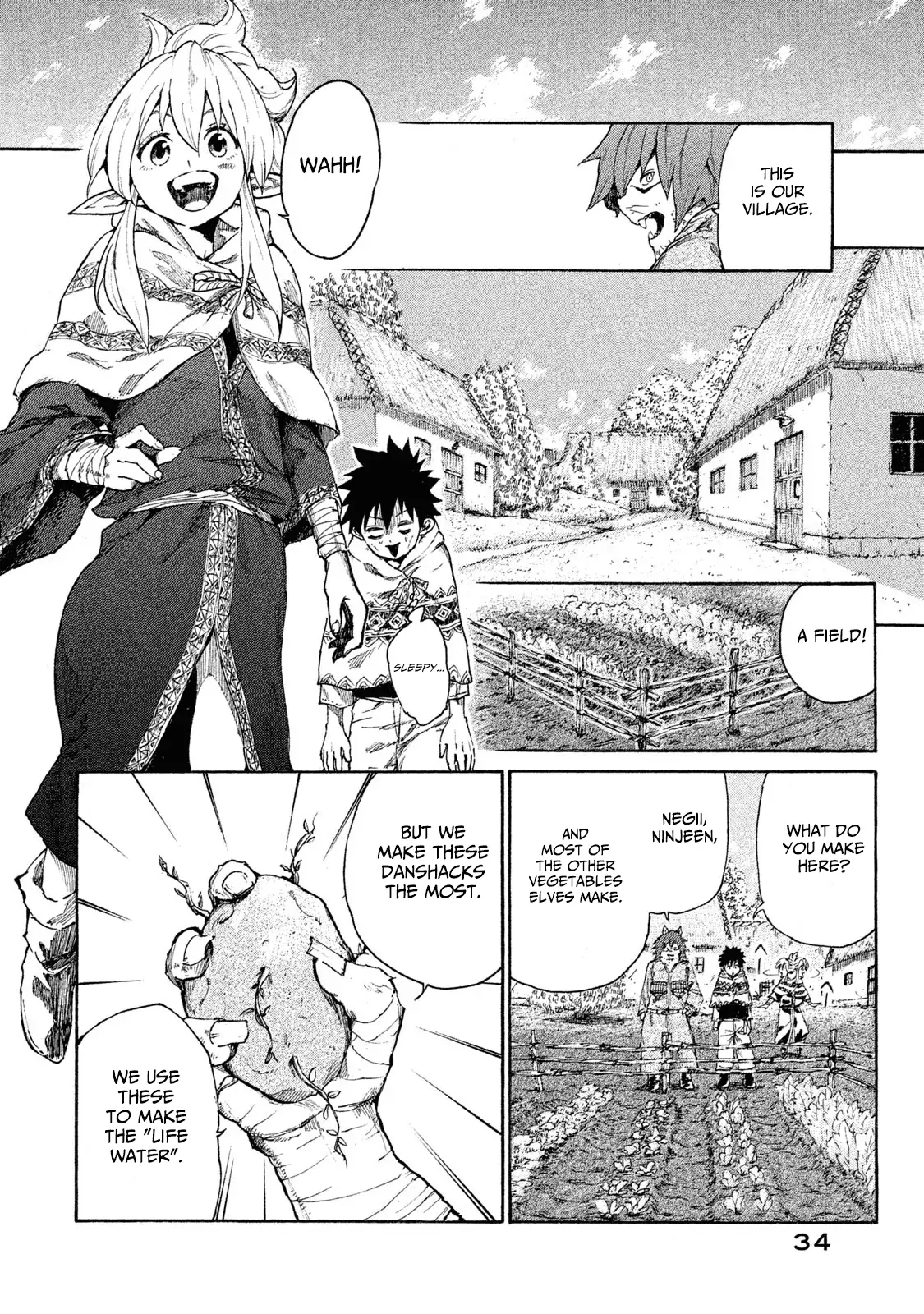 Mazumeshi Elf to Yuuboku gurashi Chapter 6 page 37 - 