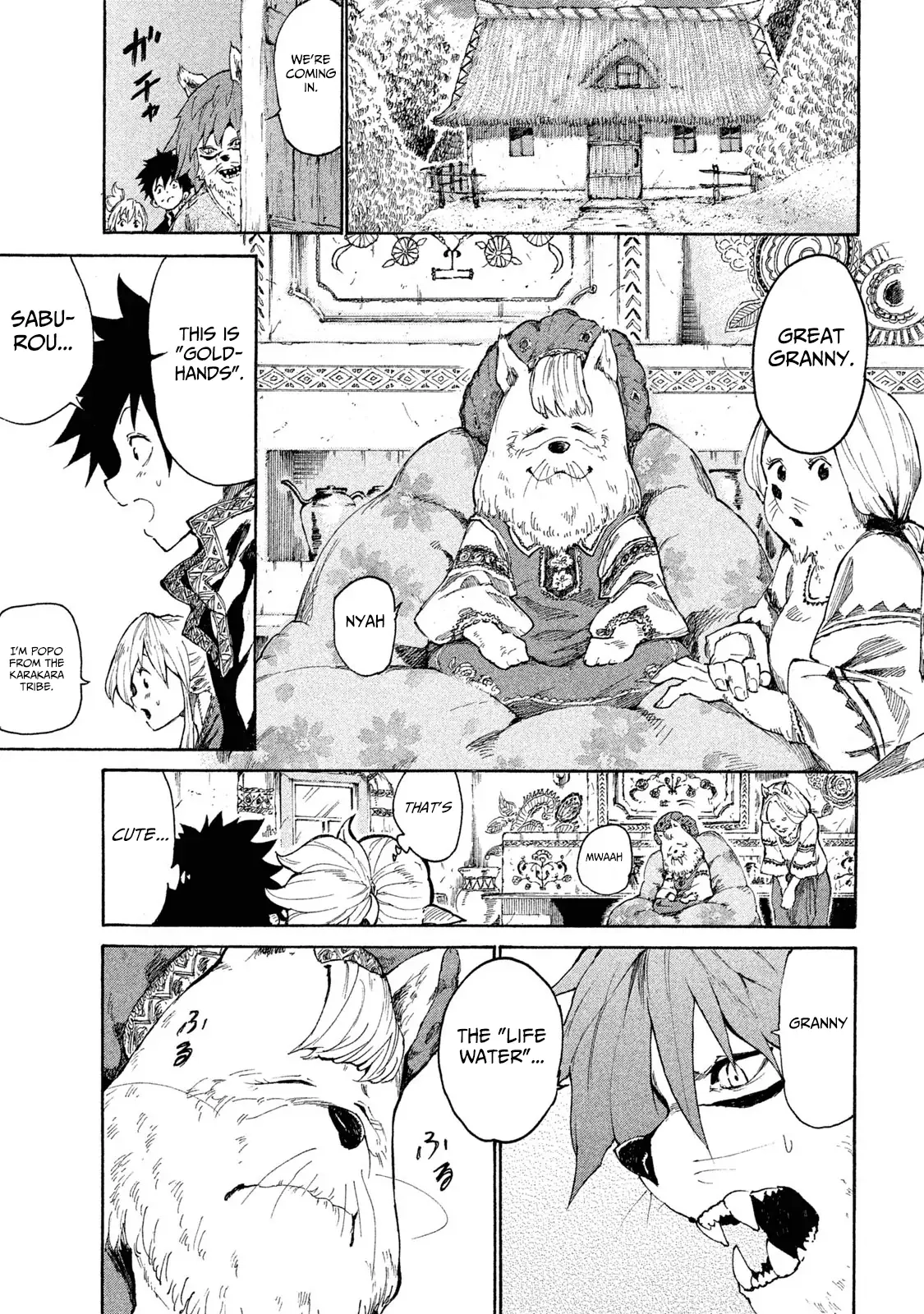 Mazumeshi Elf to Yuuboku gurashi Chapter 6 page 38 - 