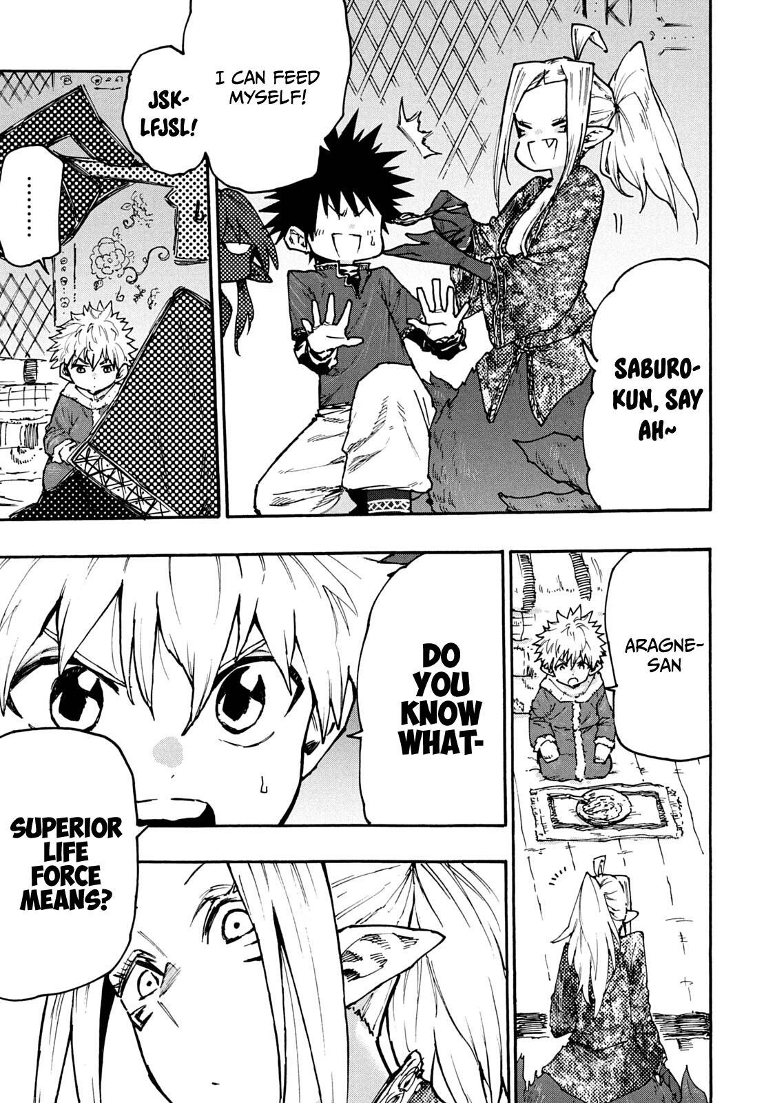 Mazumeshi Elf to Yuuboku gurashi Chapter 61 page 7 - 