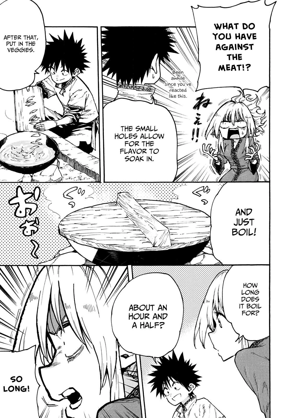 Mazumeshi Elf to Yuuboku gurashi Chapter 62 page 7 - 