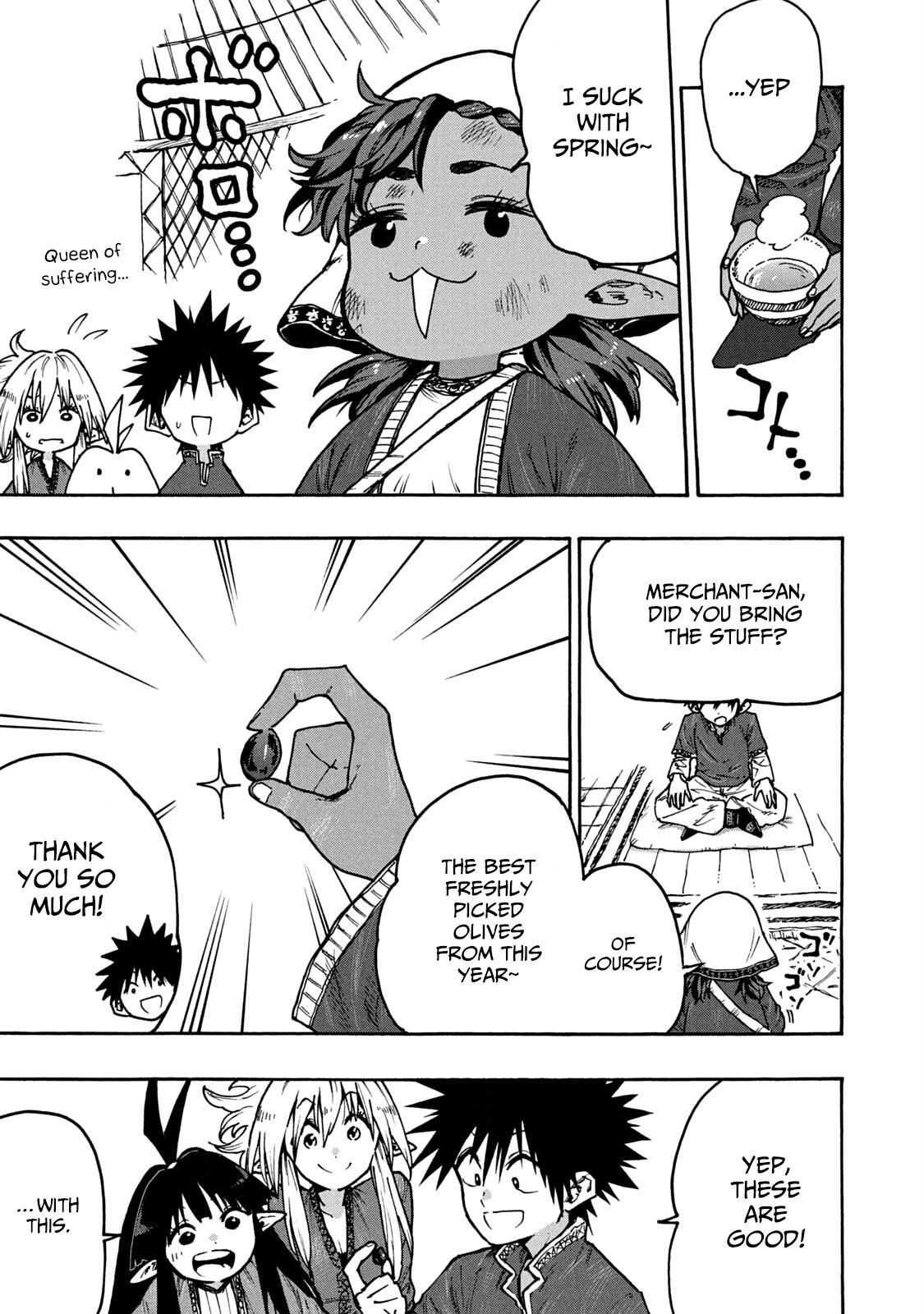 Mazumeshi Elf to Yuuboku gurashi Chapter 66 page 11 - 