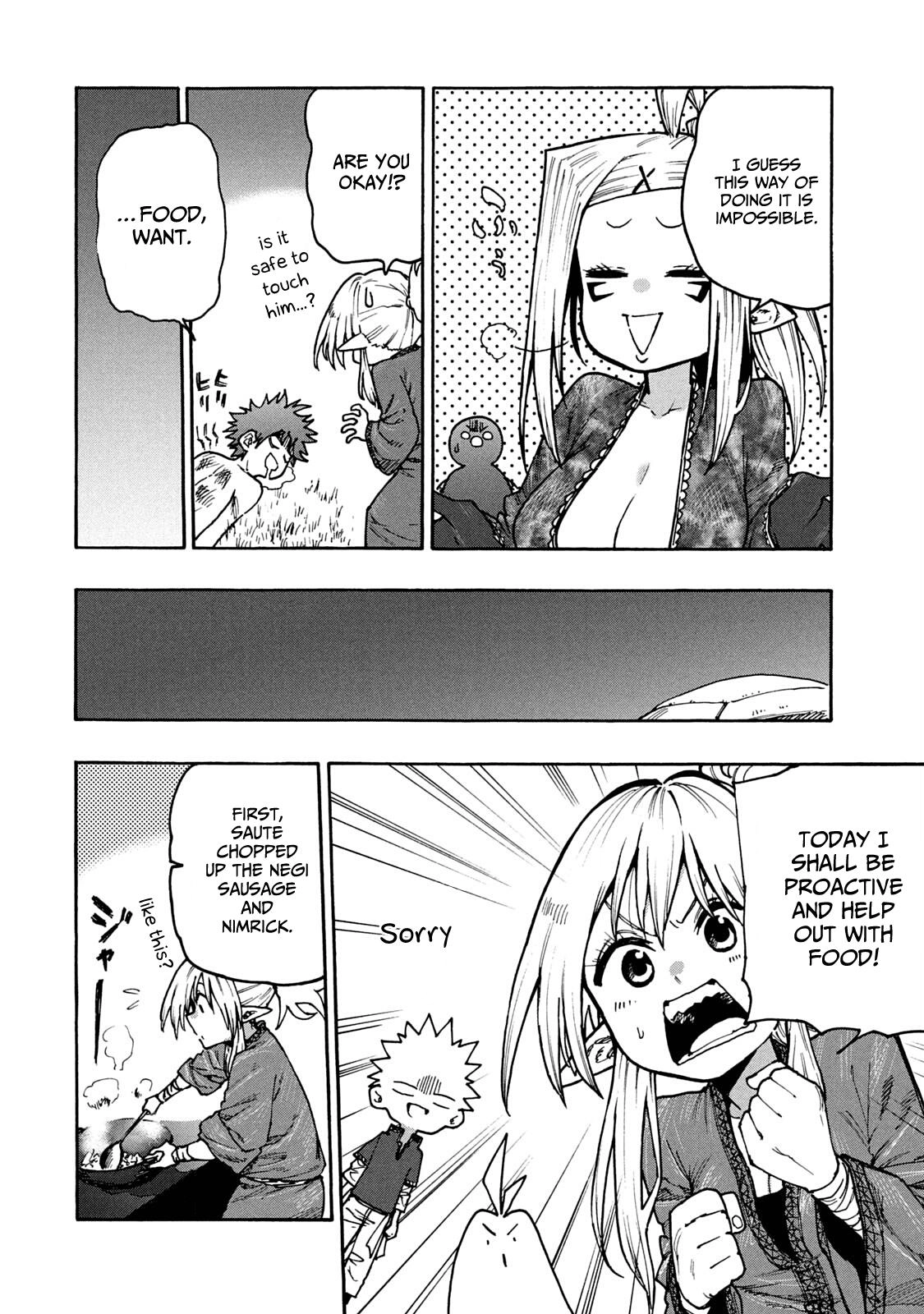 Mazumeshi Elf to Yuuboku gurashi Chapter 67 page 14 - 