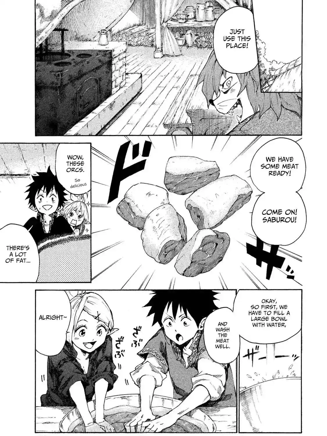 Mazumeshi Elf to Yuuboku gurashi Chapter 7 page 14 - 