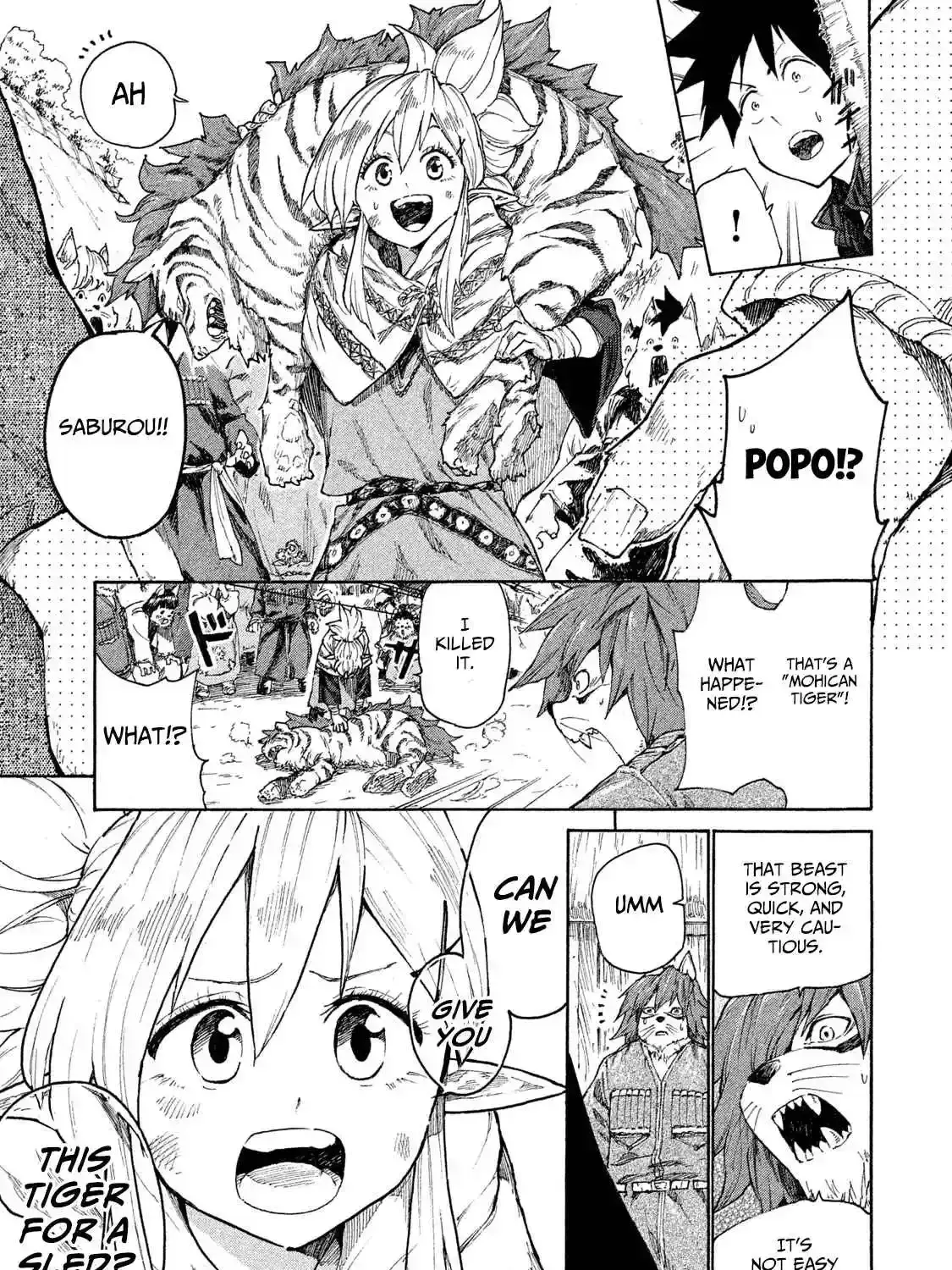 Mazumeshi Elf to Yuuboku gurashi Chapter 7 page 58 - 