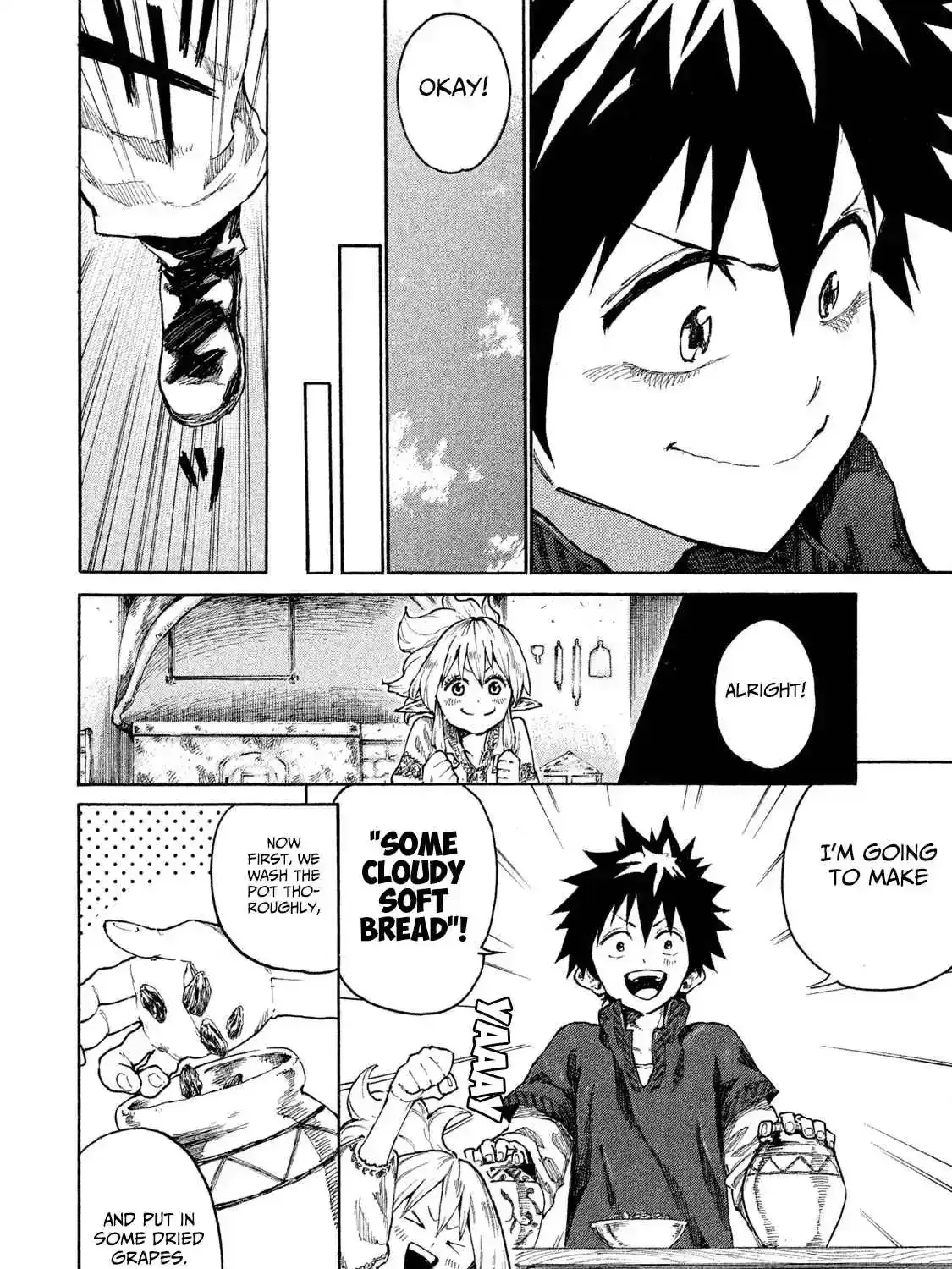 Mazumeshi Elf to Yuuboku gurashi Chapter 7 page 64 - 