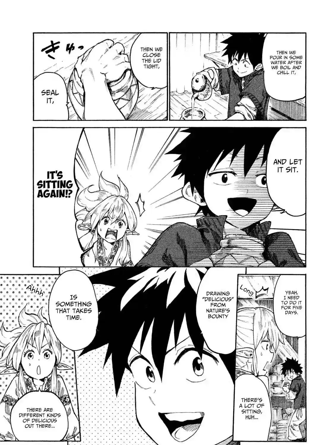 Mazumeshi Elf to Yuuboku gurashi Chapter 7 page 66 - 