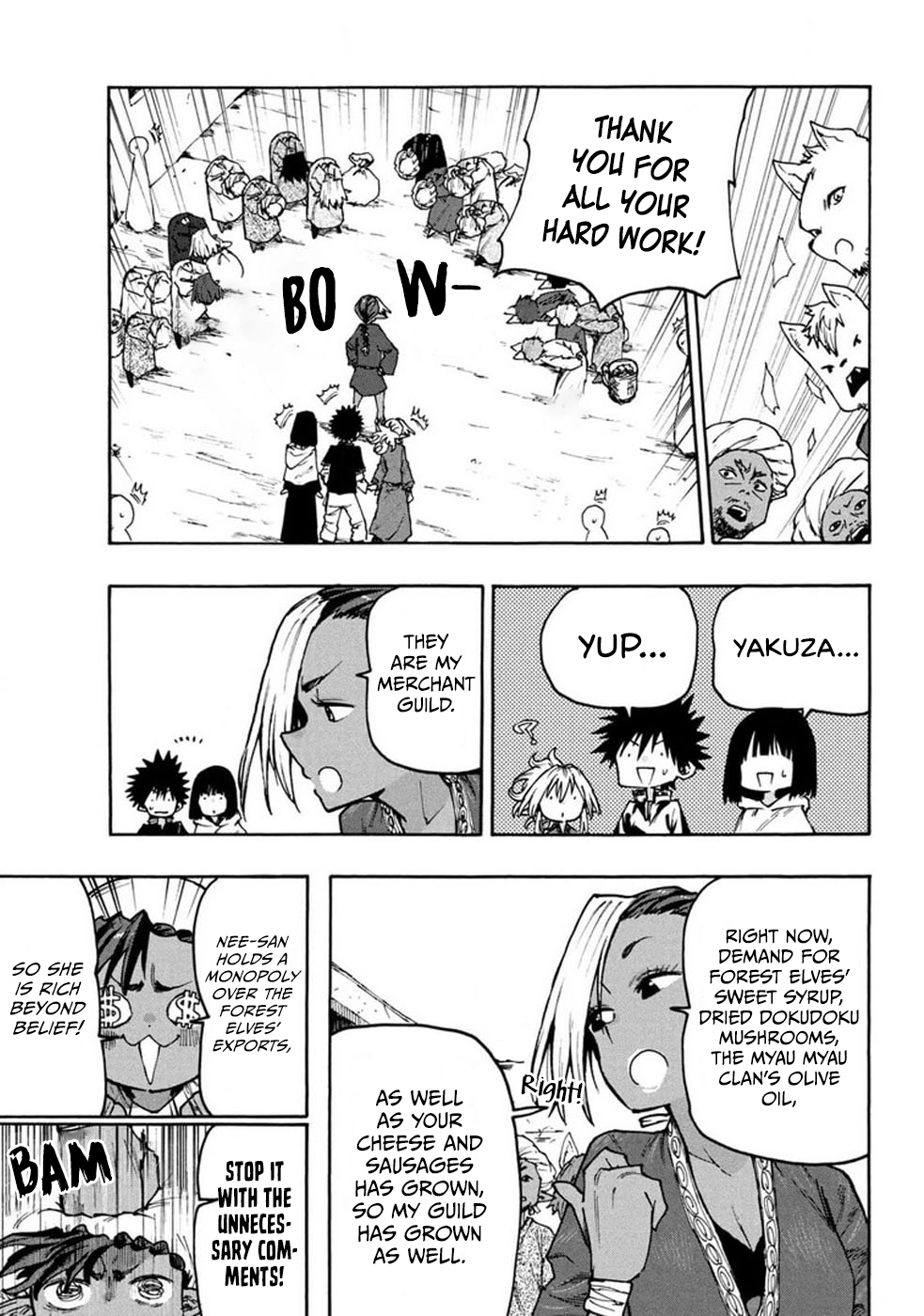 Mazumeshi Elf to Yuuboku gurashi Chapter 70 page 11 - 