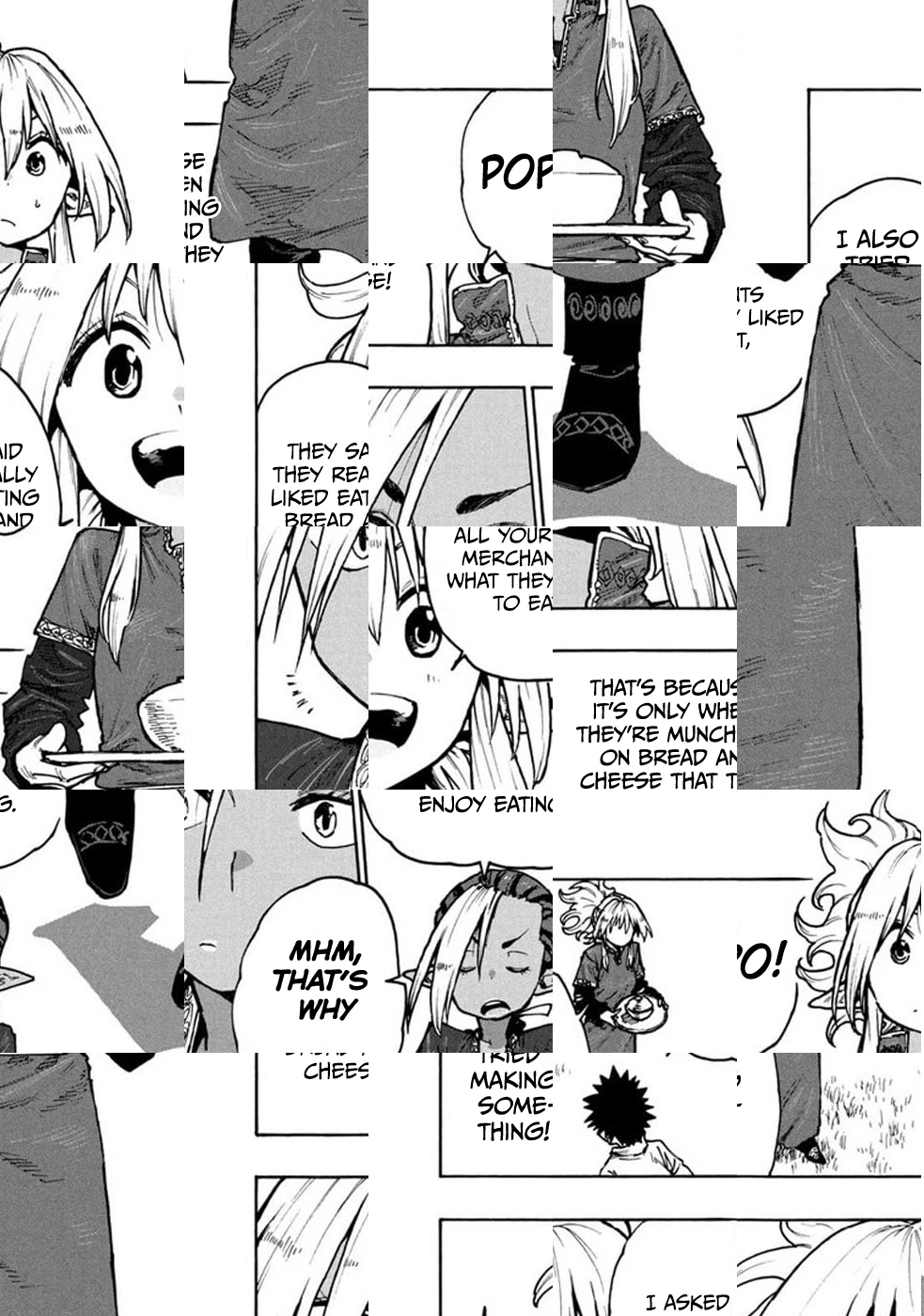 Mazumeshi Elf to Yuuboku gurashi Chapter 71 page 18 - 