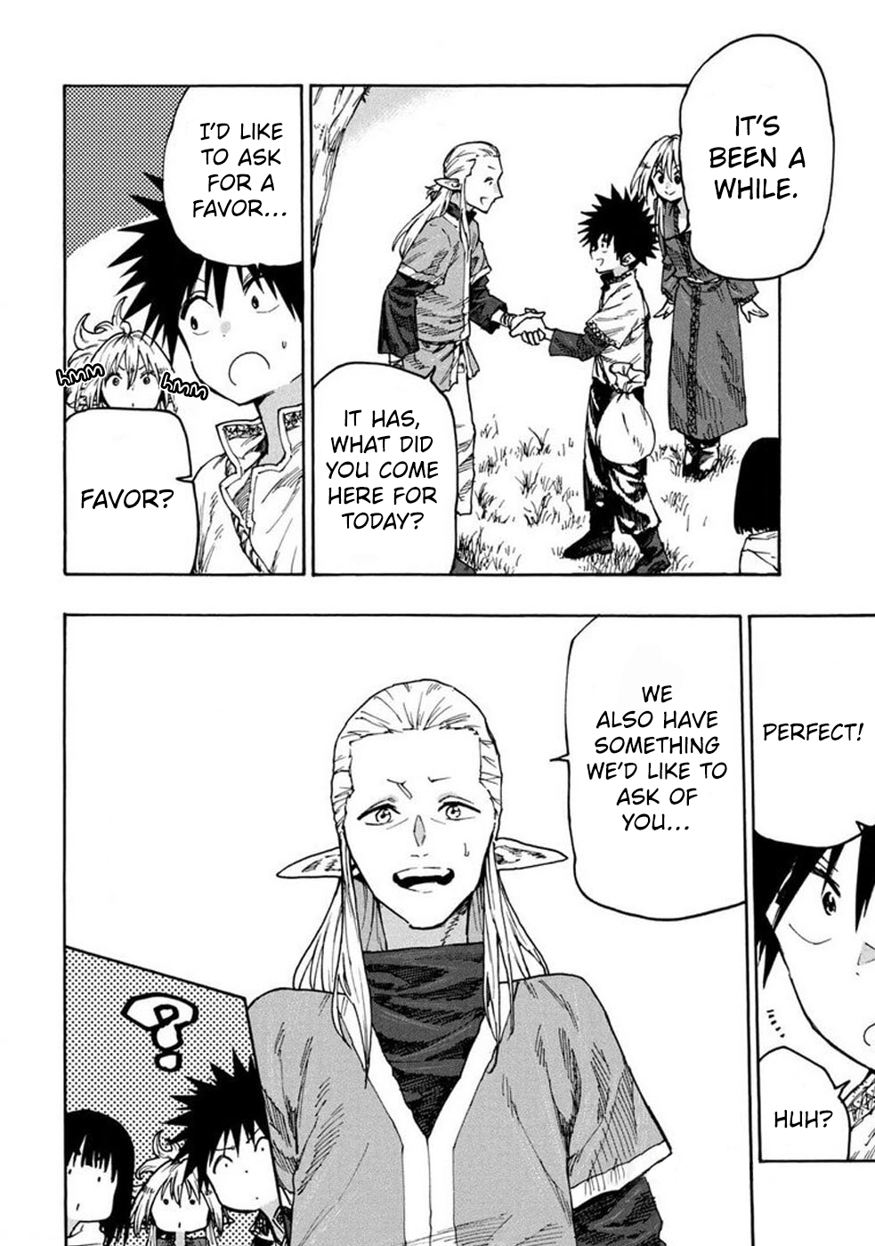 Mazumeshi Elf to Yuuboku gurashi Chapter 72 page 14 - 