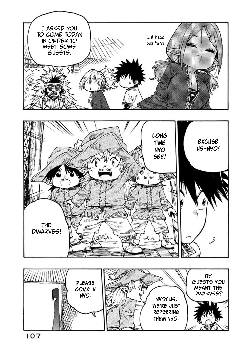 Mazumeshi Elf to Yuuboku gurashi Chapter 73 page 11 - 