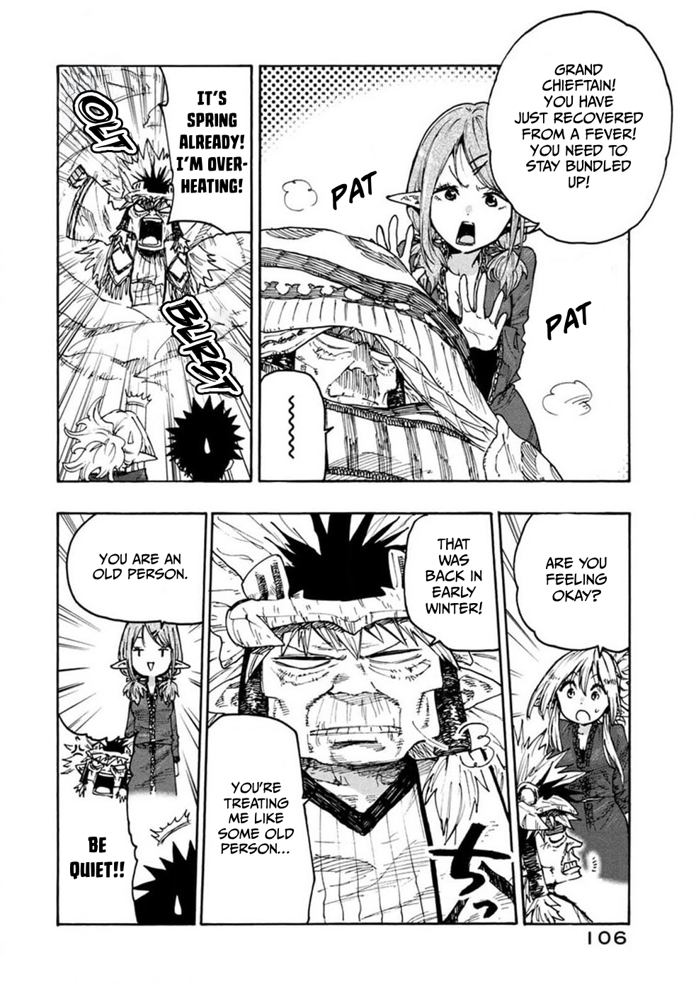 Mazumeshi Elf to Yuuboku gurashi Chapter 73 page 10 - 