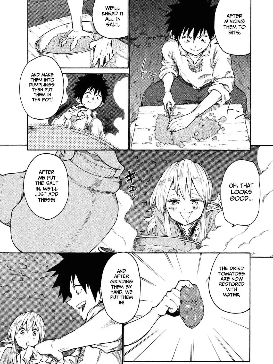 Mazumeshi Elf to Yuuboku gurashi Chapter 9 page 21 - 