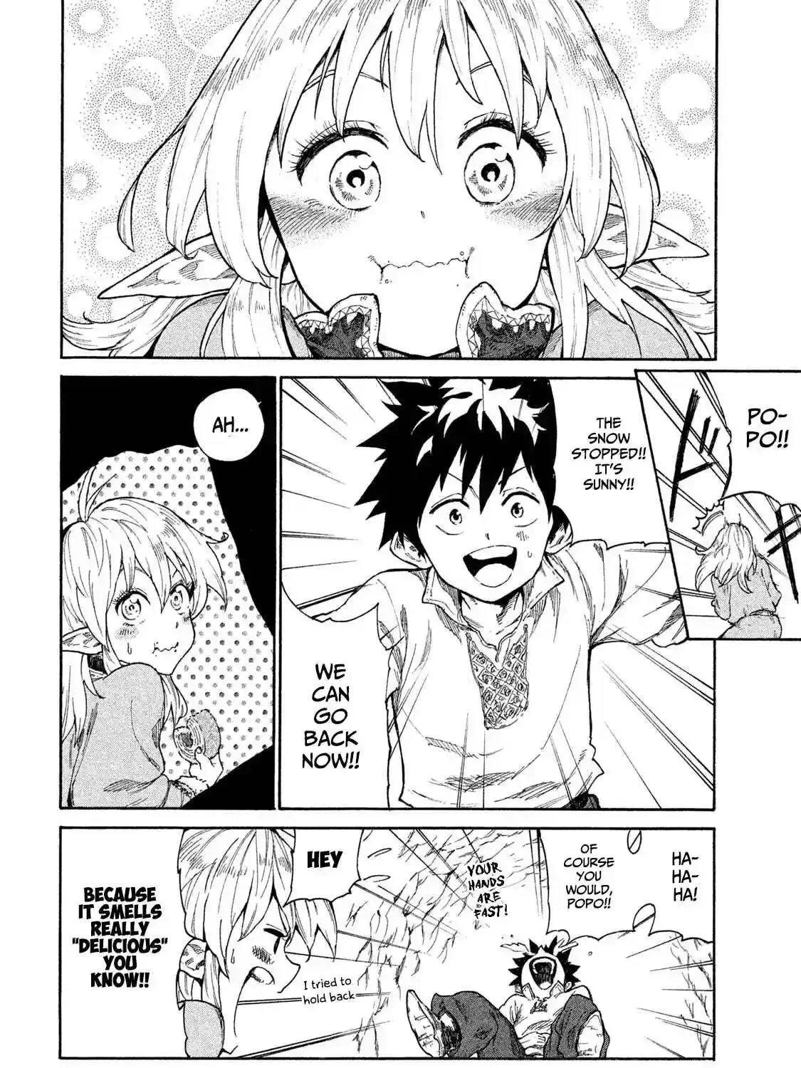 Mazumeshi Elf to Yuuboku gurashi Chapter 9 page 35 - 
