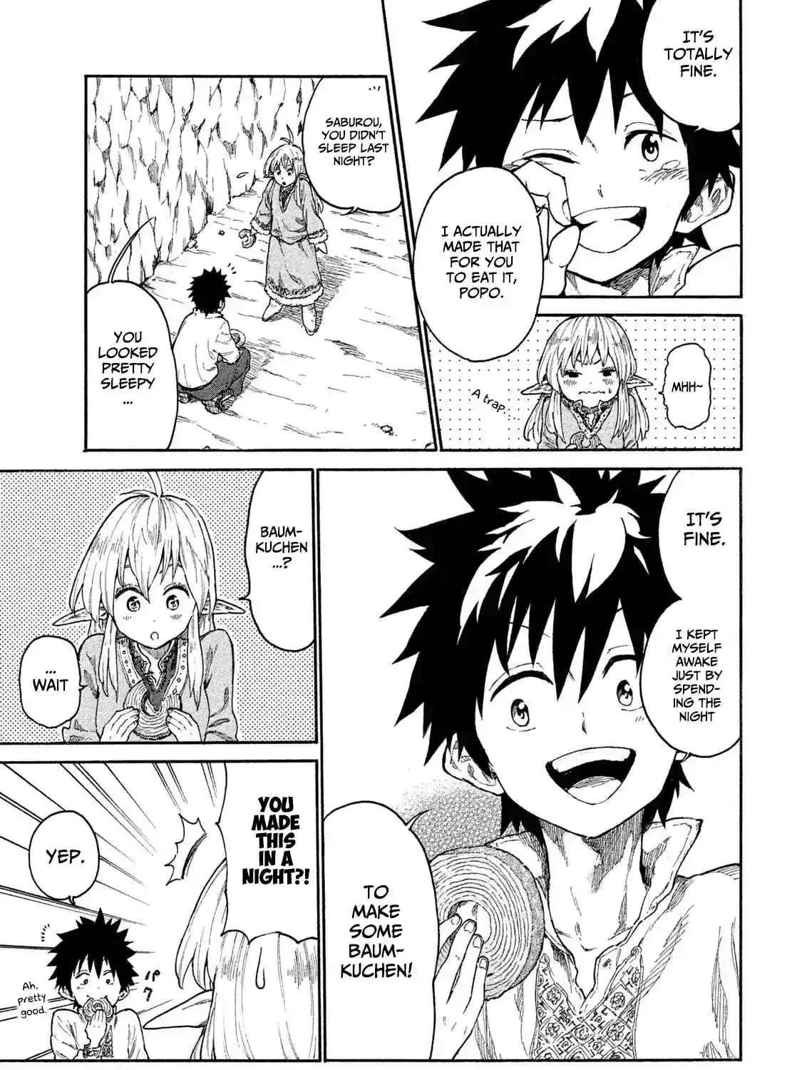 Mazumeshi Elf to Yuuboku gurashi Chapter 9 page 37 - 