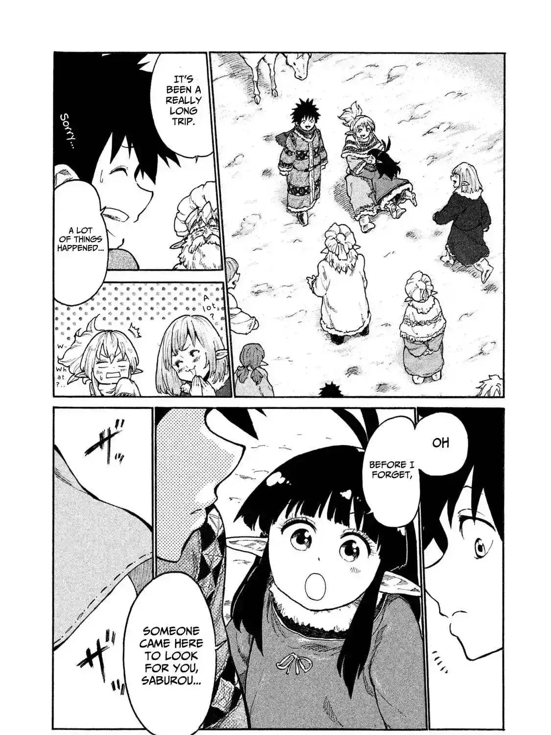 Mazumeshi Elf to Yuuboku gurashi Chapter 9 page 45 - 