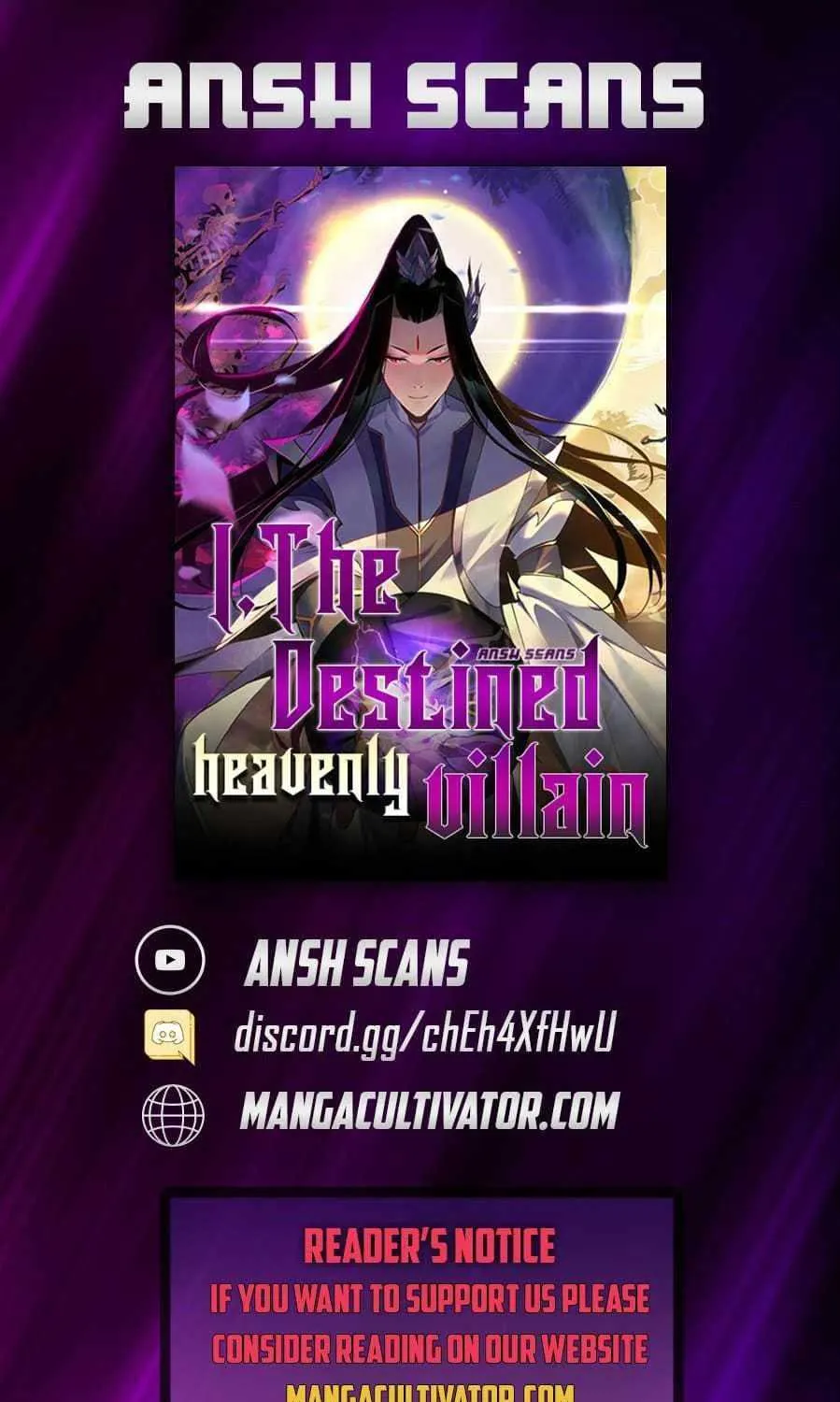 Me, The Heavenly Destined Villain Chapter 13 page 1 - 