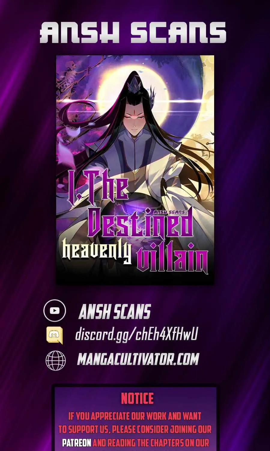 Me, The Heavenly Destined Villain Chapter 15 page 1 - 
