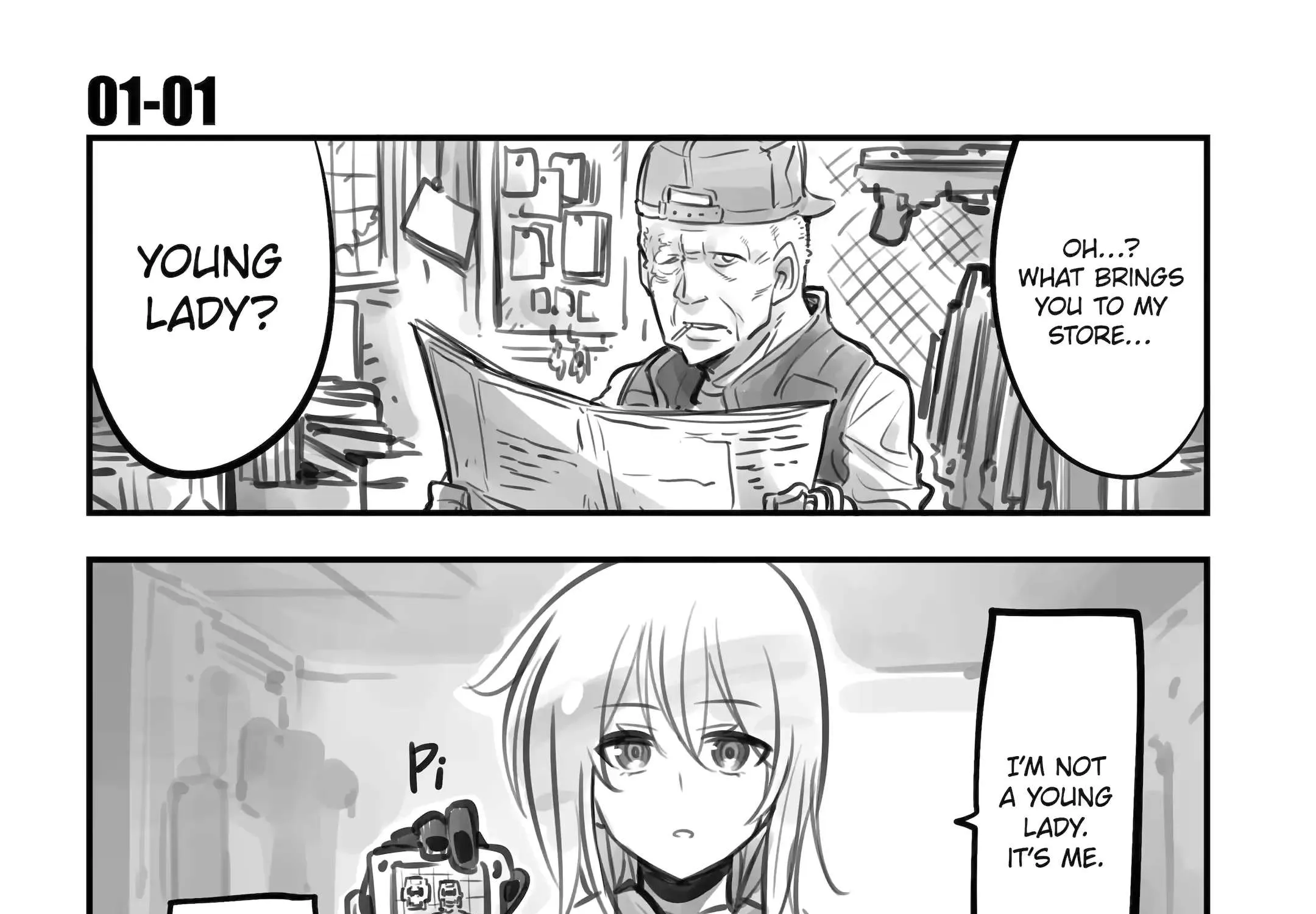 Mechanical Buddy Universe Chapter 1.1 page 4 - 
