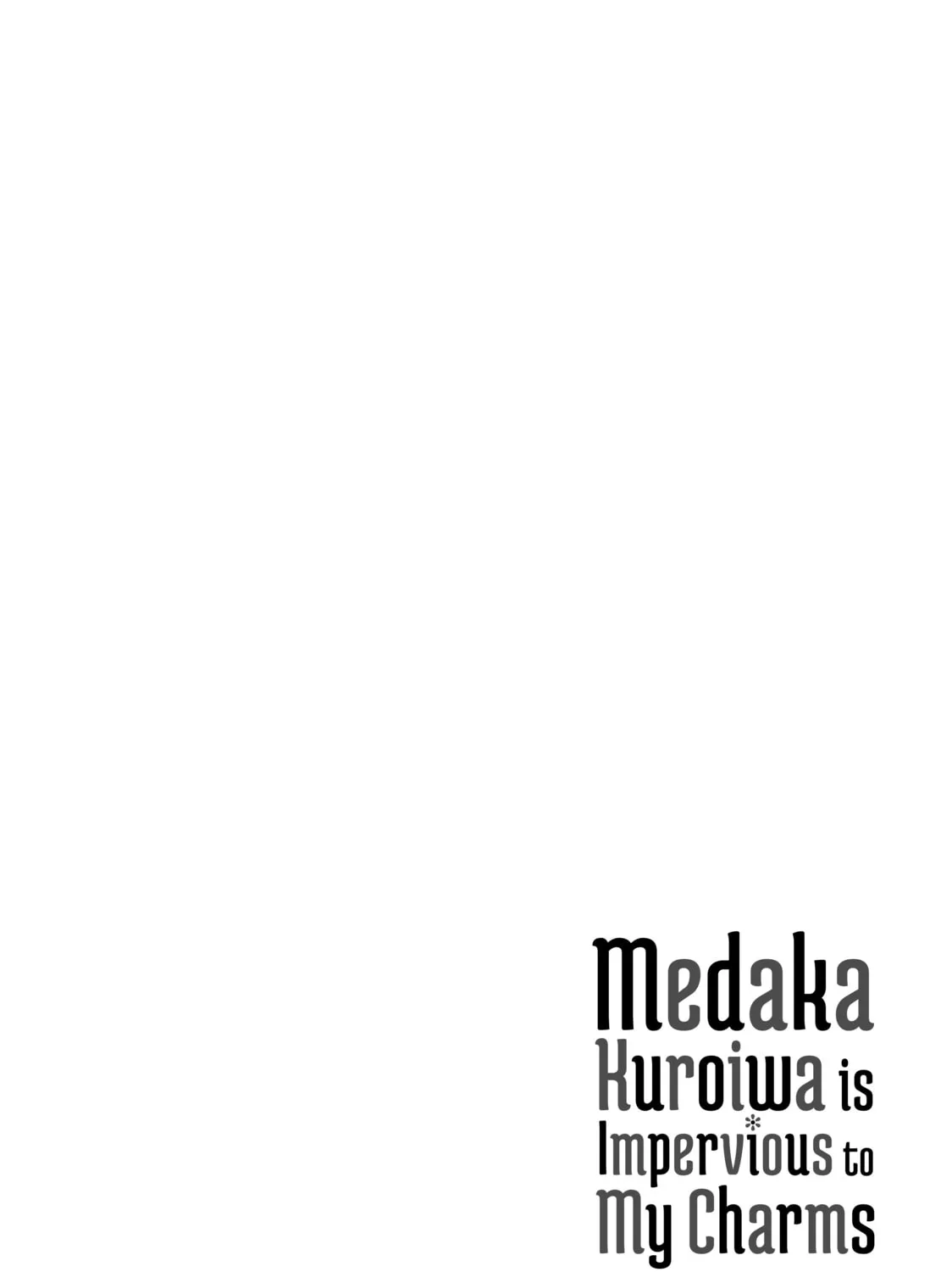 Medaka Kuroiwa is Impervious to My Charms Chapter 17 page 31 - 