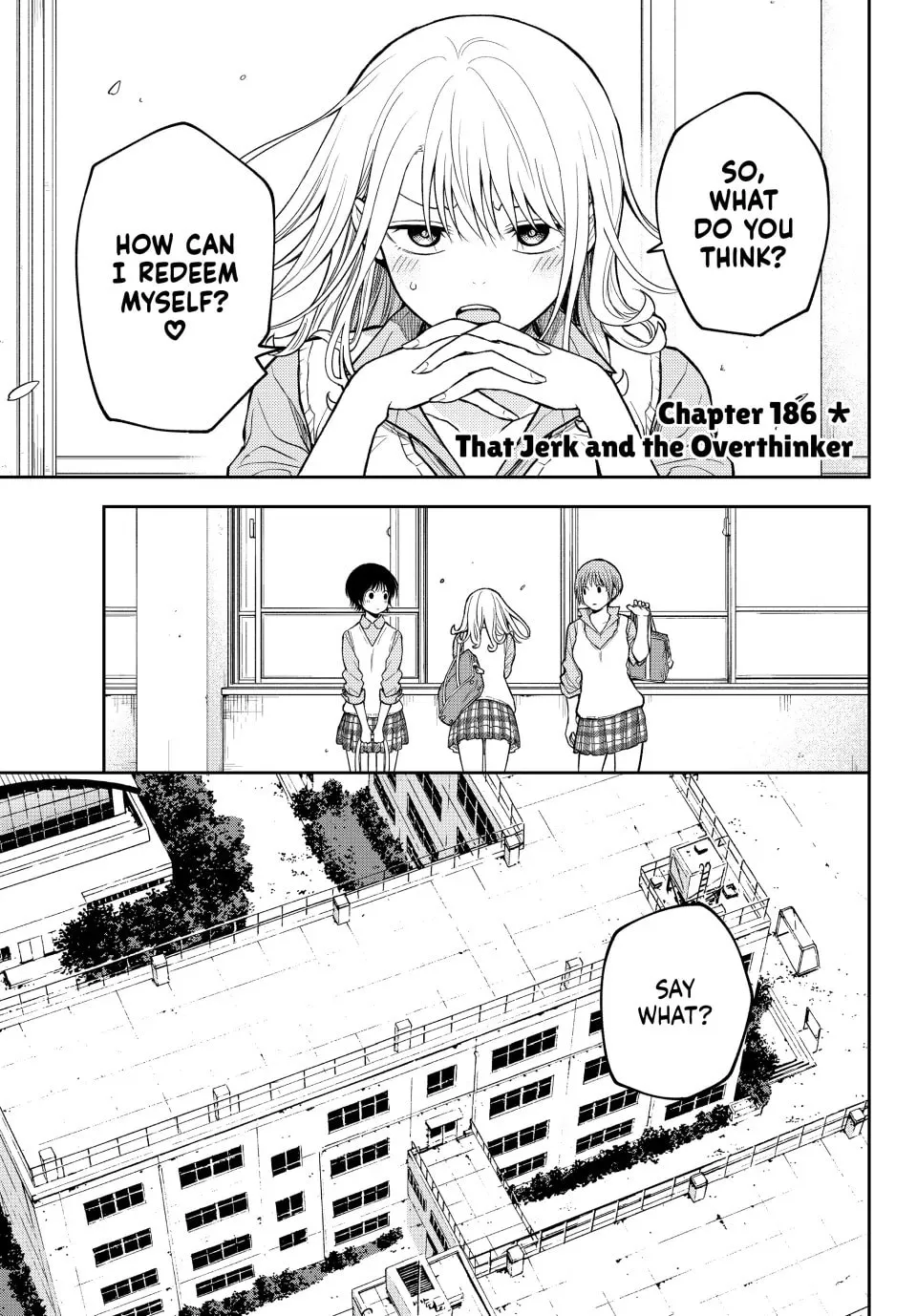 Medaka Kuroiwa is Impervious to My Charms Chapter 186 page 1 - 
