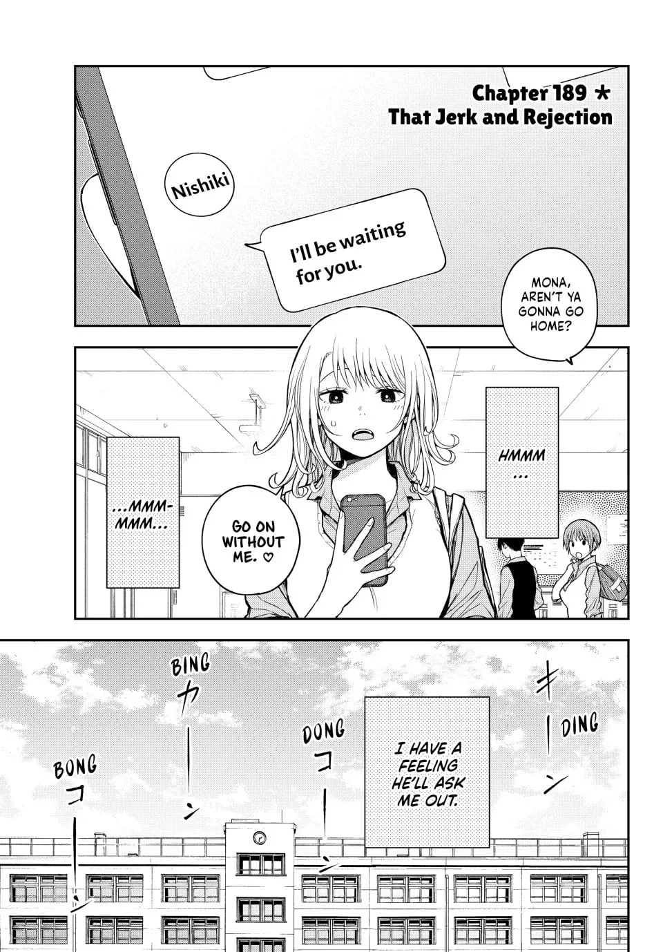 Medaka Kuroiwa is Impervious to My Charms Chapter 189 page 1 - 