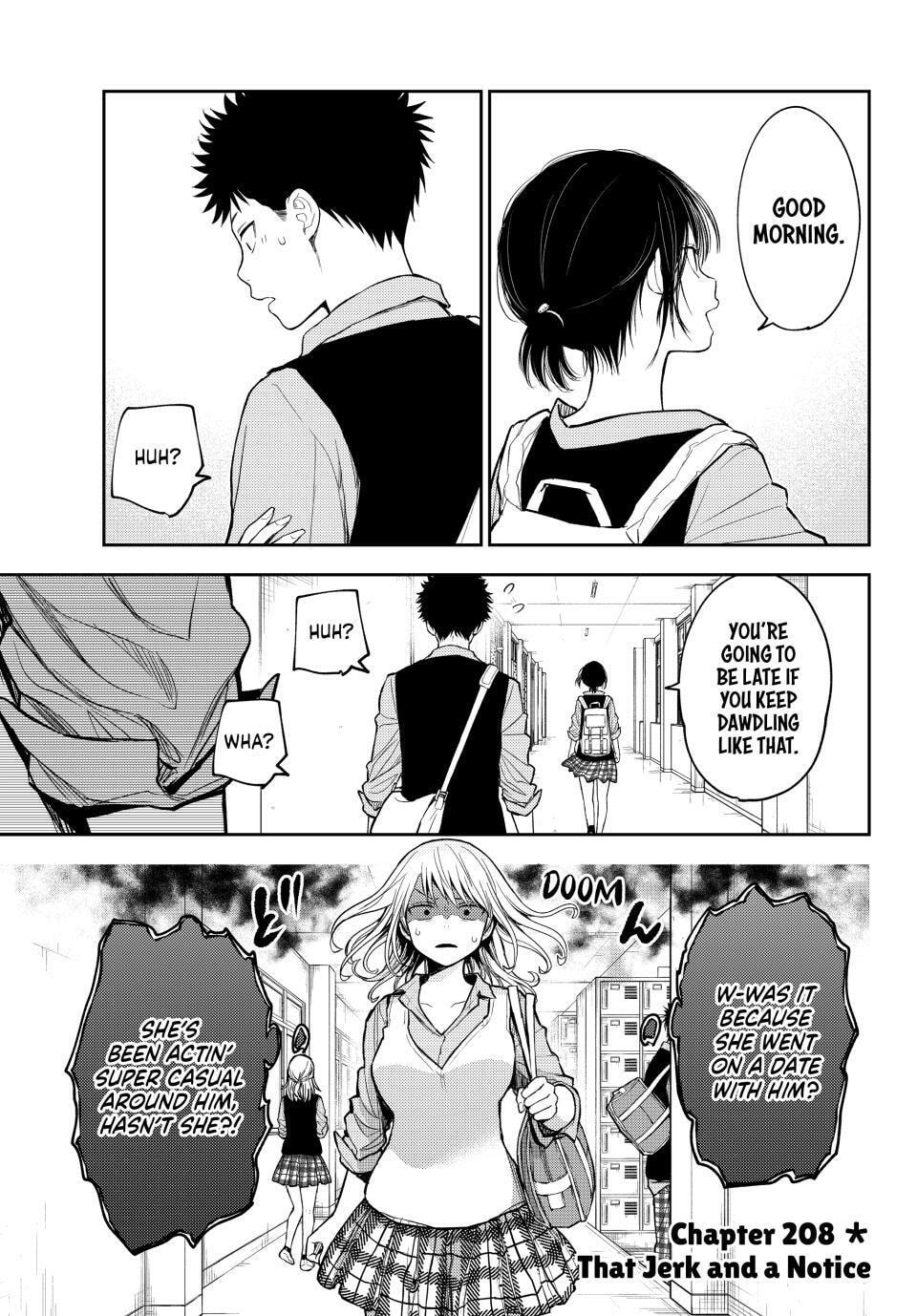 Medaka Kuroiwa is Impervious to My Charms Chapter 208 page 1 - 