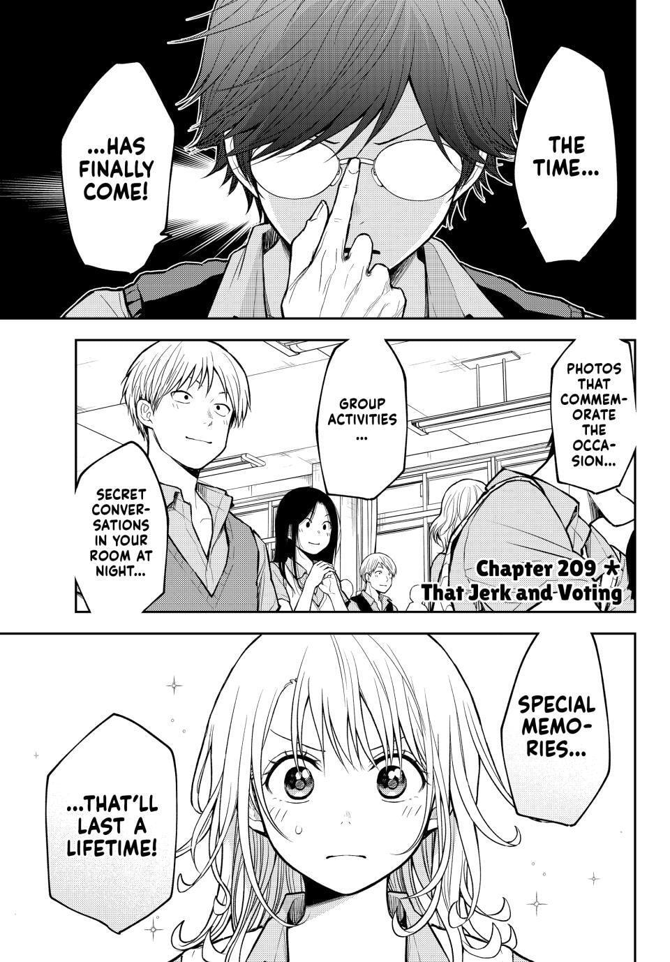 Medaka Kuroiwa is Impervious to My Charms Chapter 209 page 1 - 