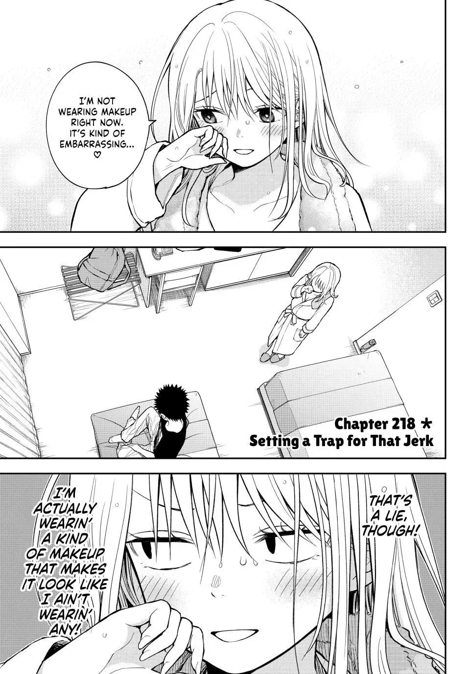 Medaka Kuroiwa is Impervious to My Charms Chapter 218 page 1 - 