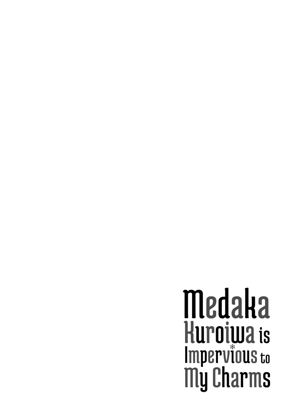 Medaka Kuroiwa is Impervious to My Charms Chapter 8.1 page 31 - 