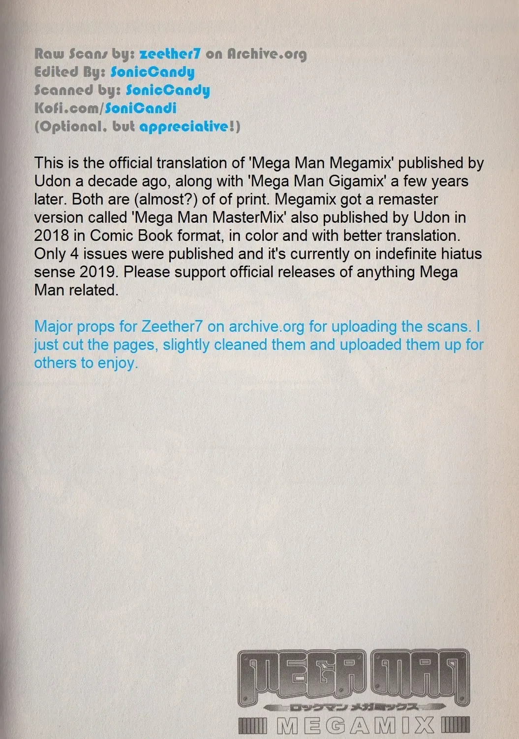 Mega Man Megamix Chapter 101 page 123 - 