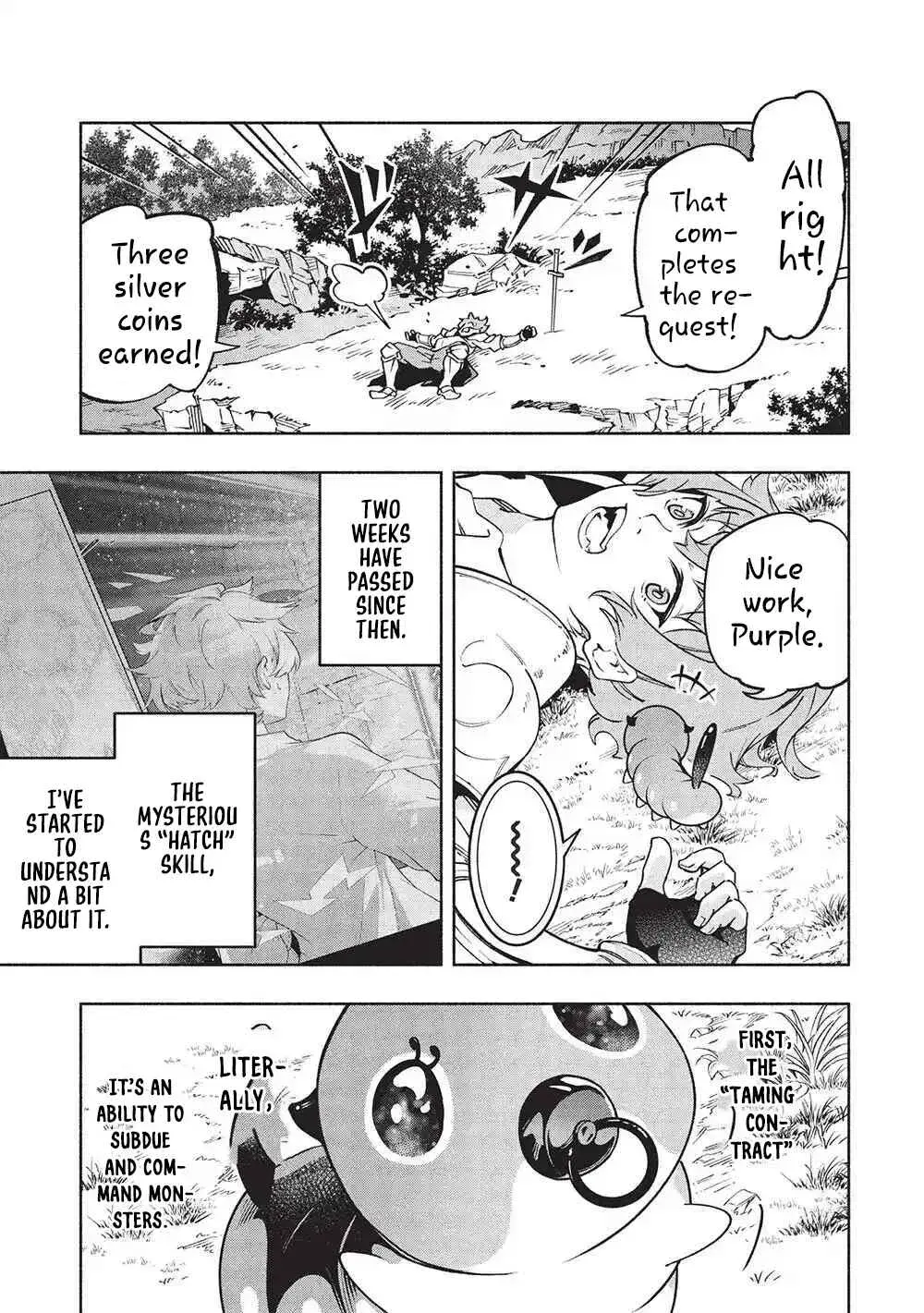 Megami kara "Fuka" no Skill wo Sazukatta Ore ga, Naze ka Genjuuya Shinjuu wo Shitagaeru Saikyou Tamer ni Naru Made Chapter 2 page 4 - 
