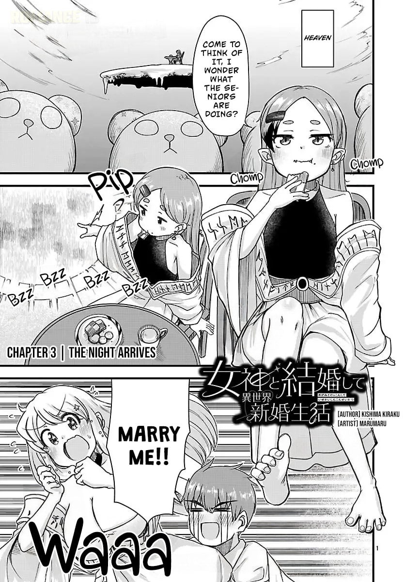 Megami to Kekkon shite Isekai Shinkon Seikatsu Chapter 3 page 2 - 