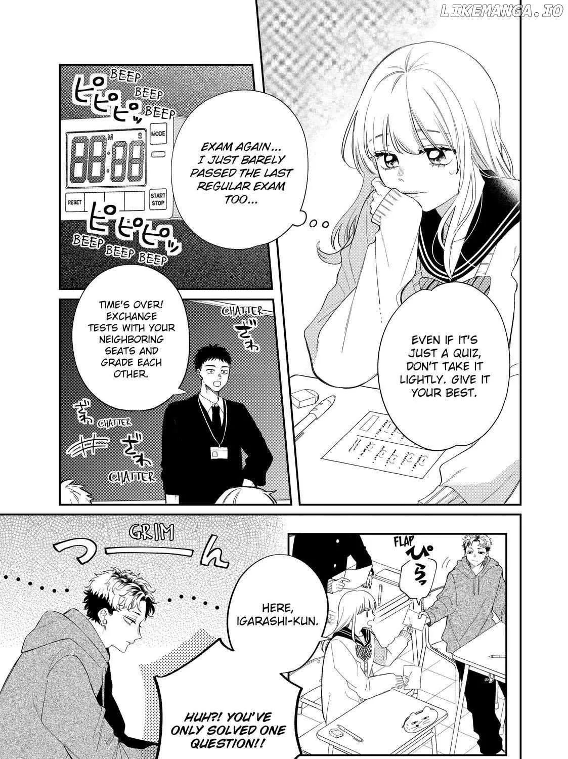 Megane, Tokidoki, Yankee-kun Chapter 31.1 page 5 - 