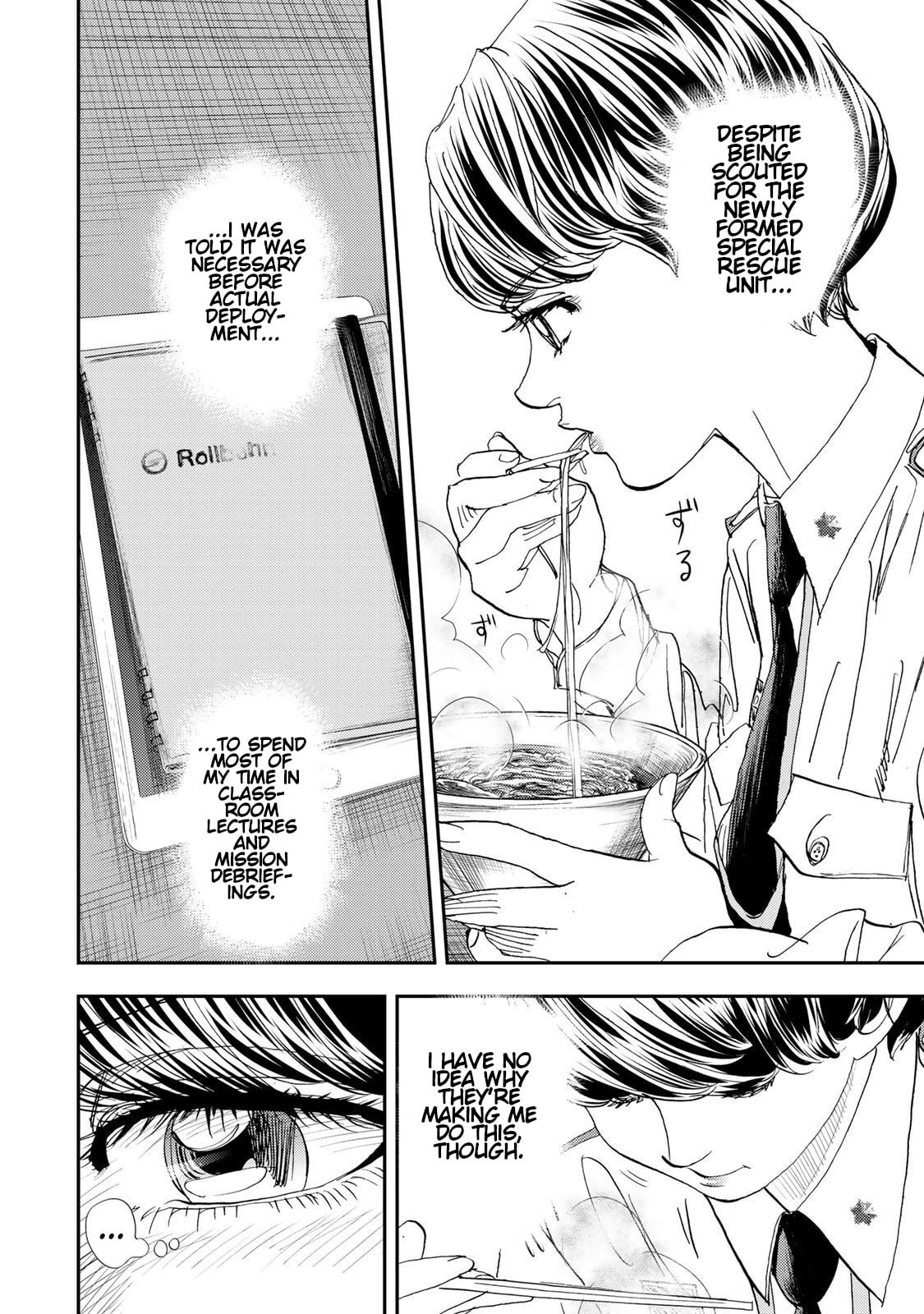 Megumi no Daigo: Kyuukoku no Orange Chapter 9 page 36 - 