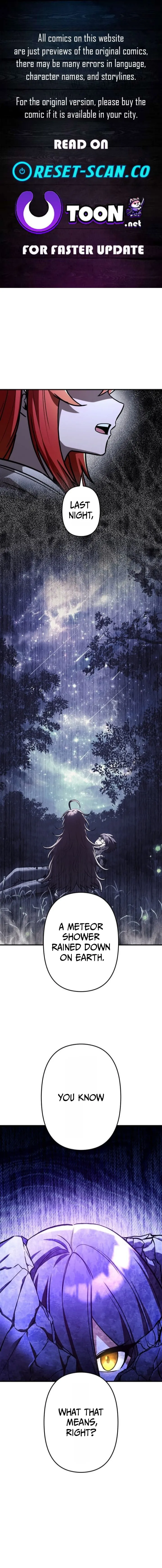 Meteor Maiden: The Galaxy’s Strongest Beauty Chose Me Chapter 3 page 1 - 