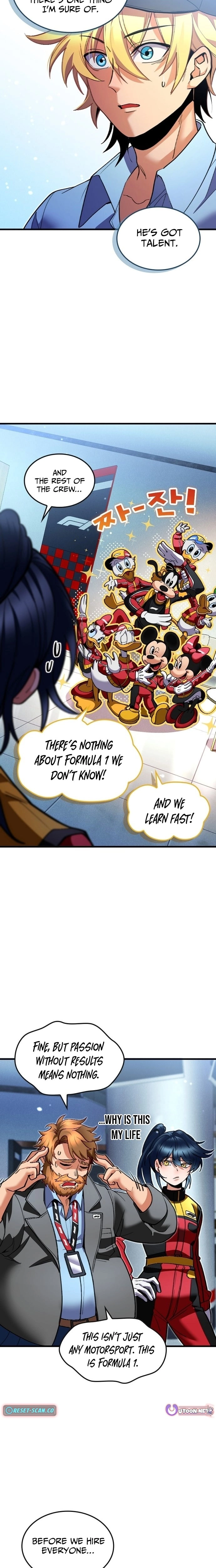 Mickey x F1Racing to the Top! Chapter 2 page 11 - 