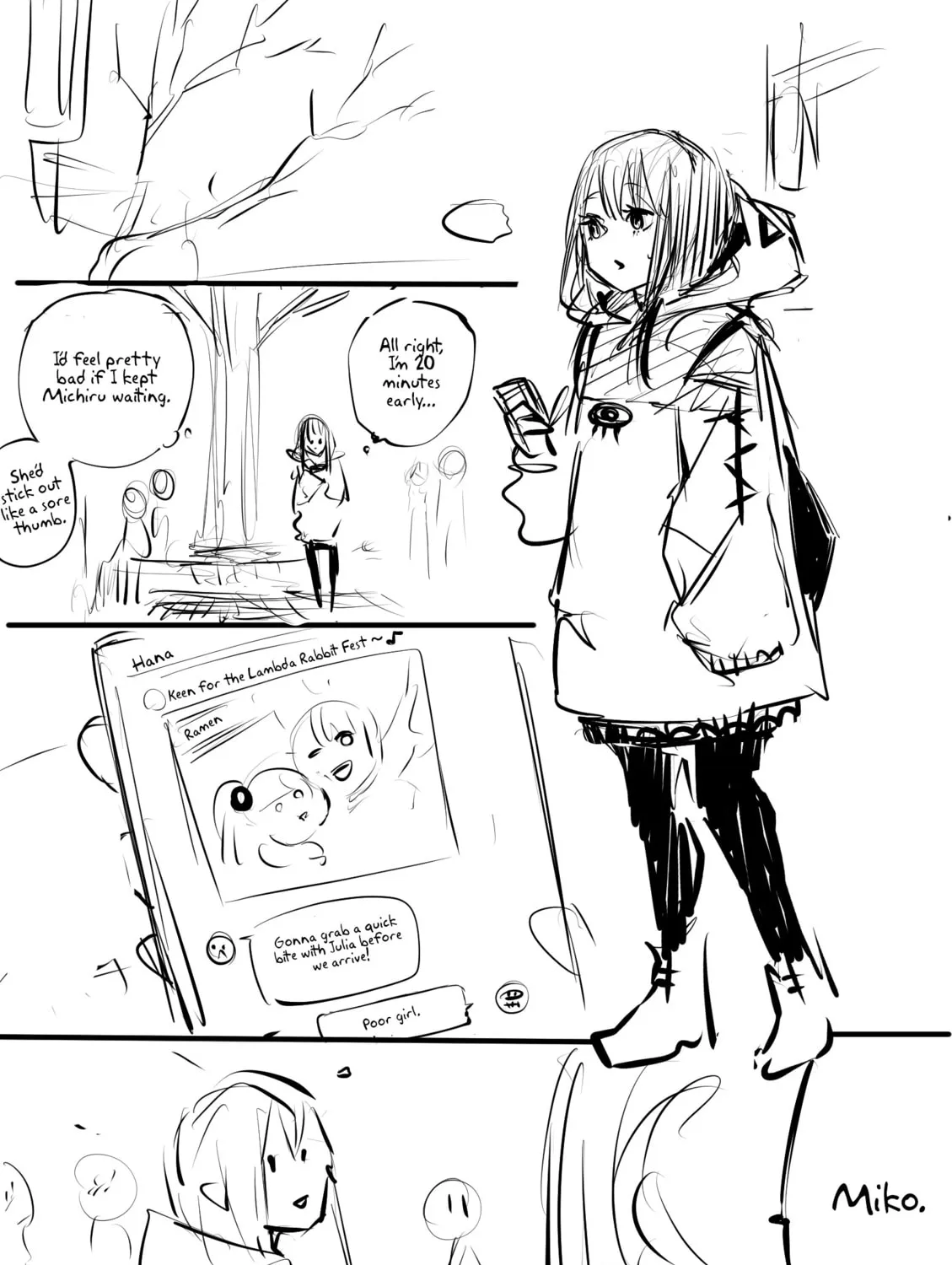 Mieruko-chan Chapter 58.5 page 3 - 