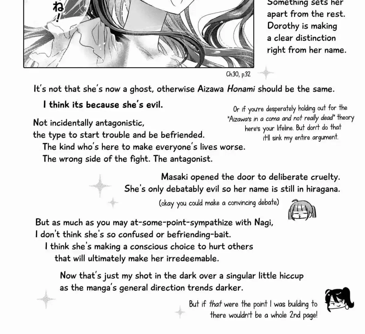 Mietemasu yo! Aizawa-san Chapter 30.4 page 22 - 