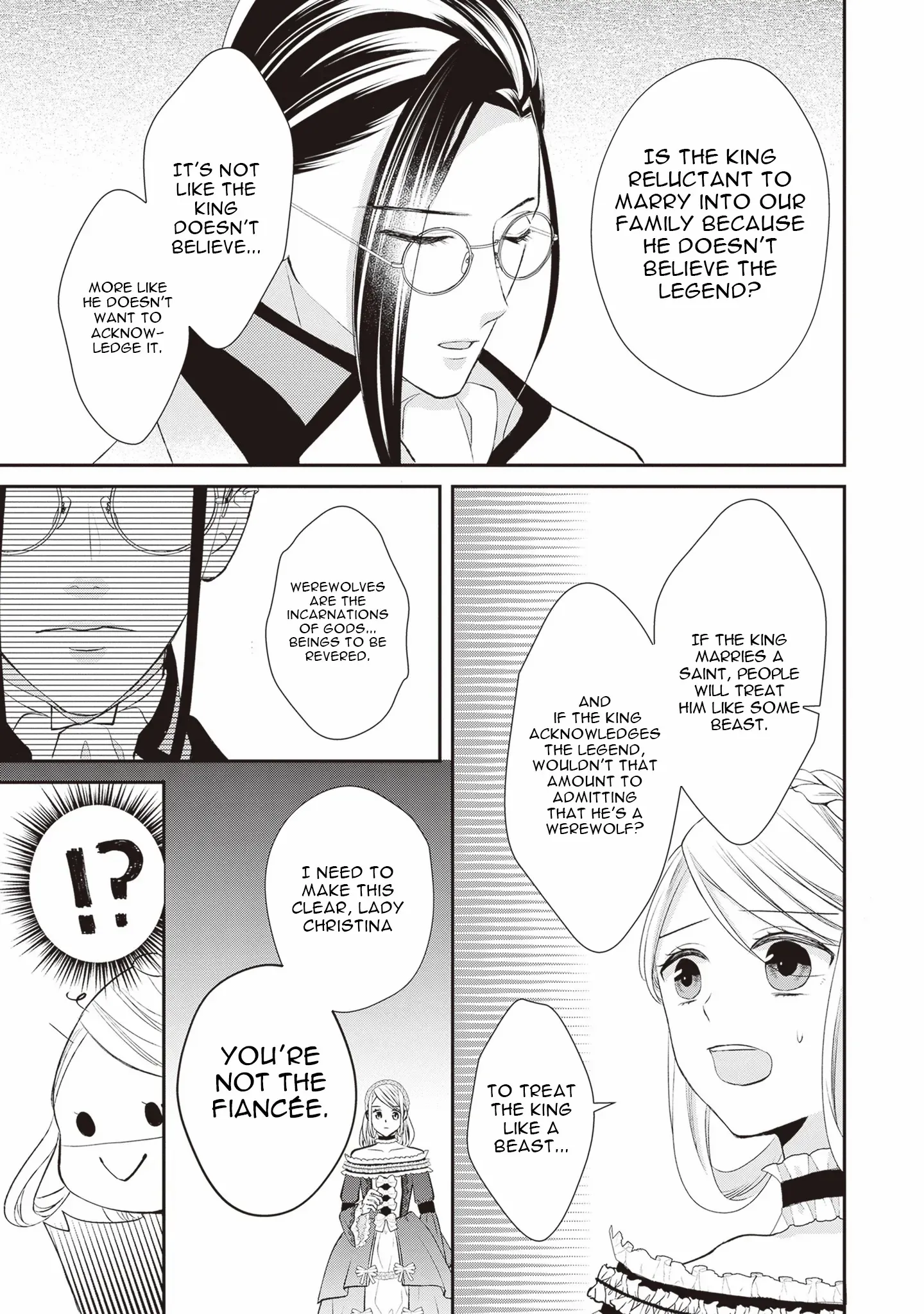 Migawari Konyaku Shananoni, Gin Ookami Heika ga Doushitemo Hanashite Kuremasen! Chapter 1 page 32 - 