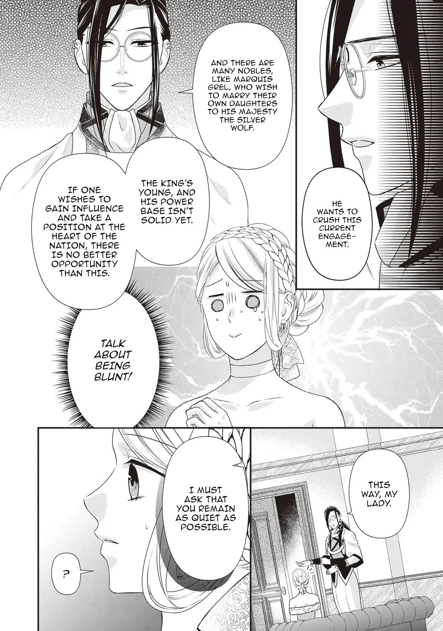 Migawari Konyaku Shananoni, Gin Ookami Heika ga Doushitemo Hanashite Kuremasen! Chapter 6 page 4 - 