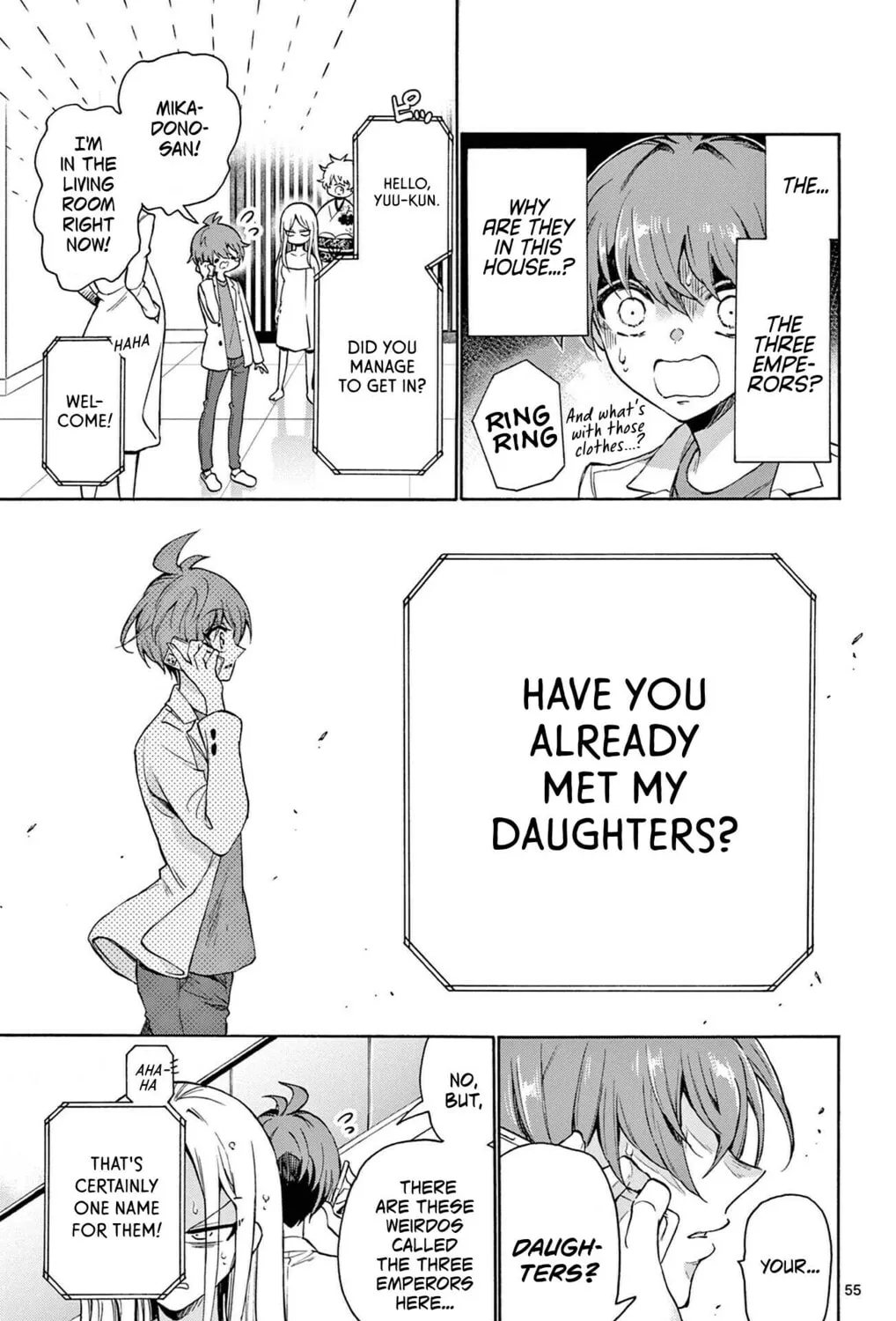 Mikadono Sanshimai wa Angai, Choroi Chapter 1 page 103 - 