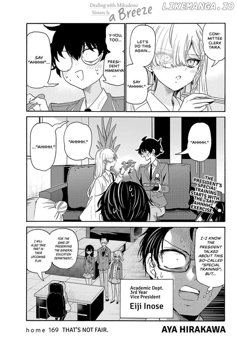 Mikadono Sanshimai wa Angai, Choroi Chapter 169 page 2 - 