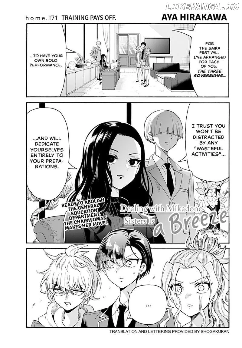 Mikadono Sanshimai wa Angai, Choroi Chapter 171 page 3 - 