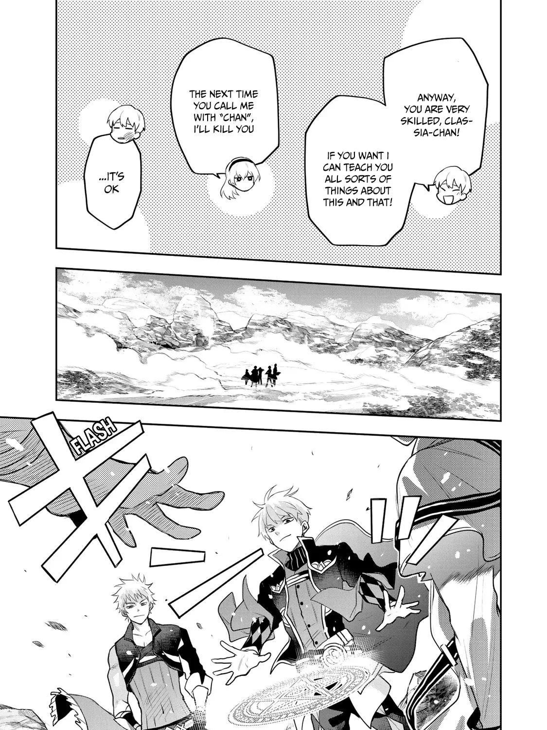 Mikata ga Yowasugite Hojo Mahou ni Tesshiteita Kyuutei Mahoushi, Tsuihou Sarete Saikyou wo Mezashimasu Chapter 12 page 22 - 