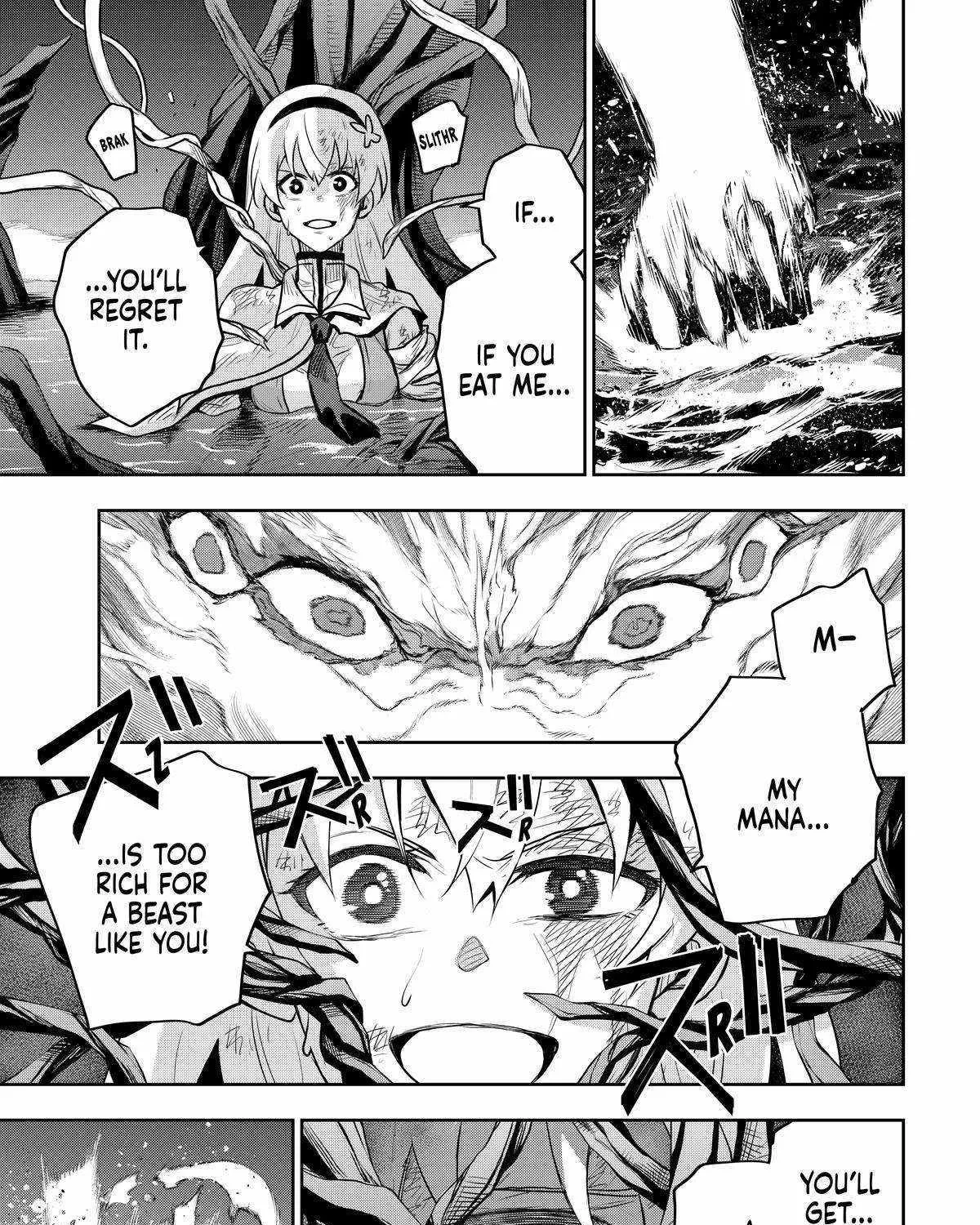 Mikata ga Yowasugite Hojo Mahou ni Tesshiteita Kyuutei Mahoushi, Tsuihou Sarete Saikyou wo Mezashimasu Chapter 133 page 21 - 