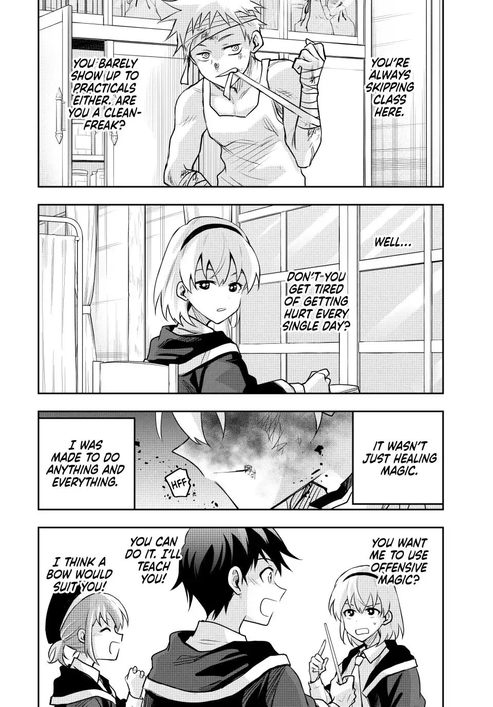 Mikata ga Yowasugite Hojo Mahou ni Tesshiteita Kyuutei Mahoushi, Tsuihou Sarete Saikyou wo Mezashimasu Chapter 136 page 12 - 