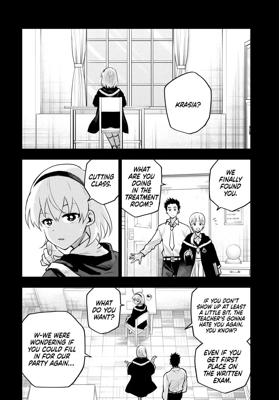 Mikata ga Yowasugite Hojo Mahou ni Tesshiteita Kyuutei Mahoushi, Tsuihou Sarete Saikyou wo Mezashimasu Chapter 136 page 6 - 
