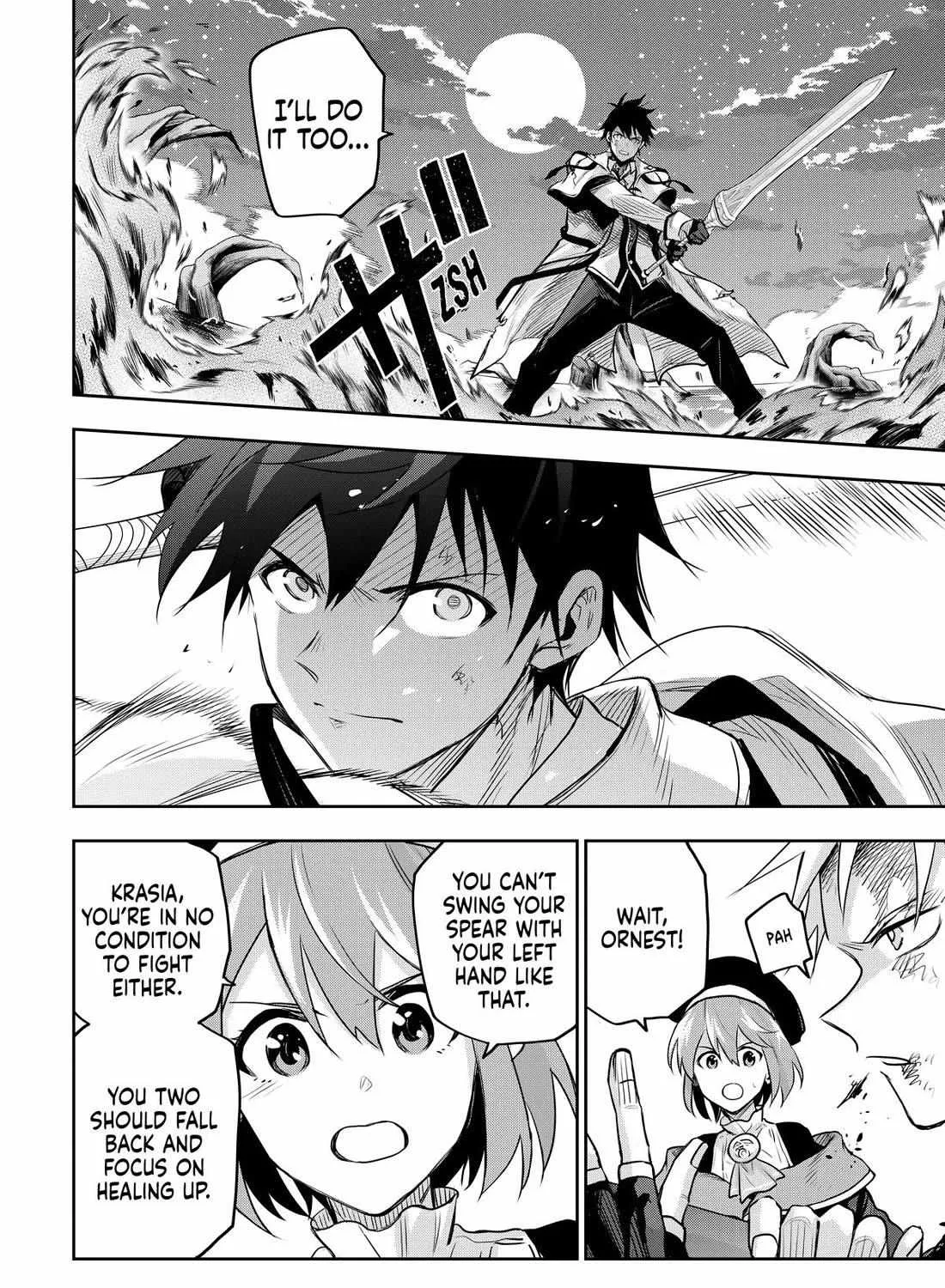 Mikata ga Yowasugite Hojo Mahou ni Tesshiteita Kyuutei Mahoushi, Tsuihou Sarete Saikyou wo Mezashimasu Chapter 137 page 29 - 