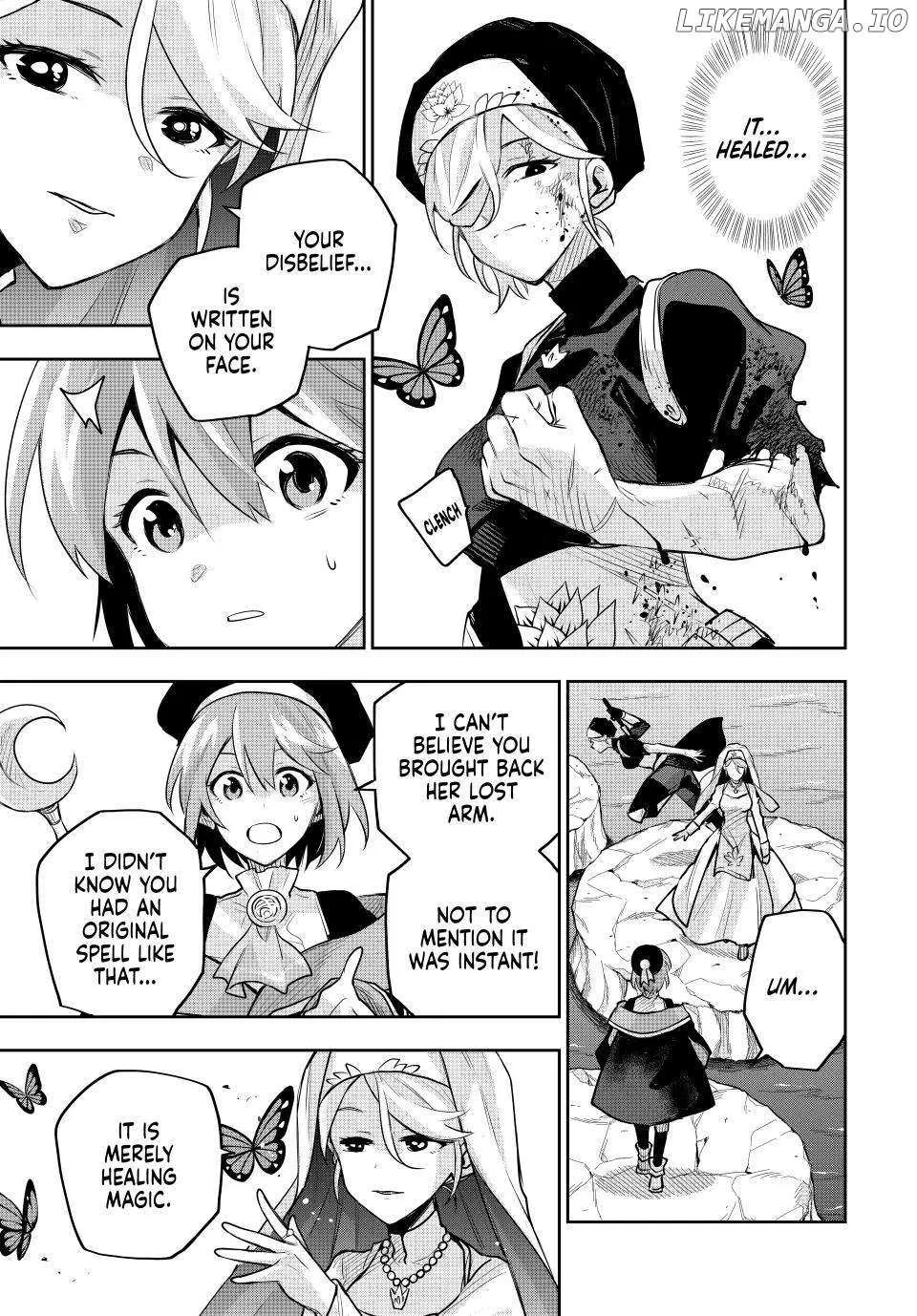 Mikata ga Yowasugite Hojo Mahou ni Tesshiteita Kyuutei Mahoushi, Tsuihou Sarete Saikyou wo Mezashimasu Chapter 139 page 7 - 