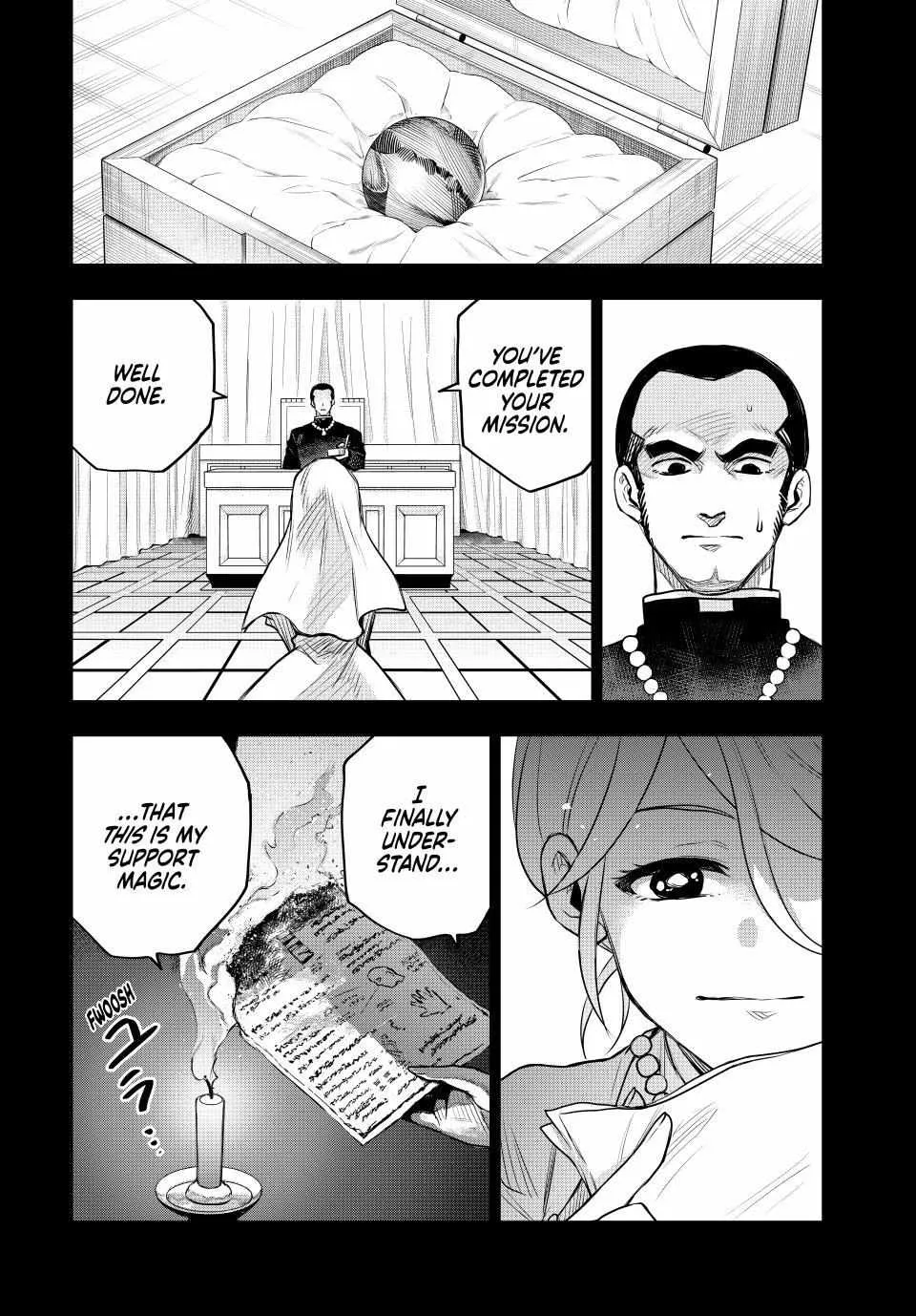Mikata ga Yowasugite Hojo Mahou ni Tesshiteita Kyuutei Mahoushi, Tsuihou Sarete Saikyou wo Mezashimasu Chapter 141 page 19 - 
